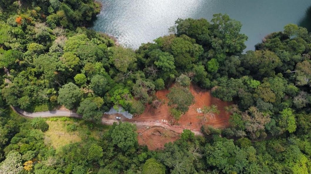 Aerial view of the destruction. Photo courtesy of Malaysian Nature Society - Terengganu branch