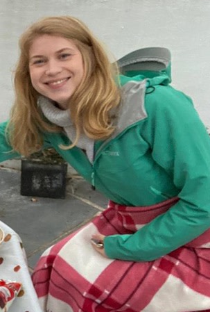Sarah Everard was last seen wearing a green rain jacket, navy blue trousers with a white diamond pattern and turquoise and orange trainers. She was also thought to have been wearing green earphones and a white beanie hat. Photo: Metropolitan police