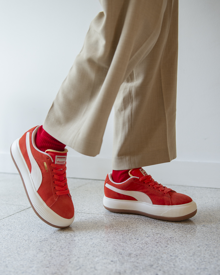 puma suede senape