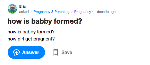 How is babby formed?