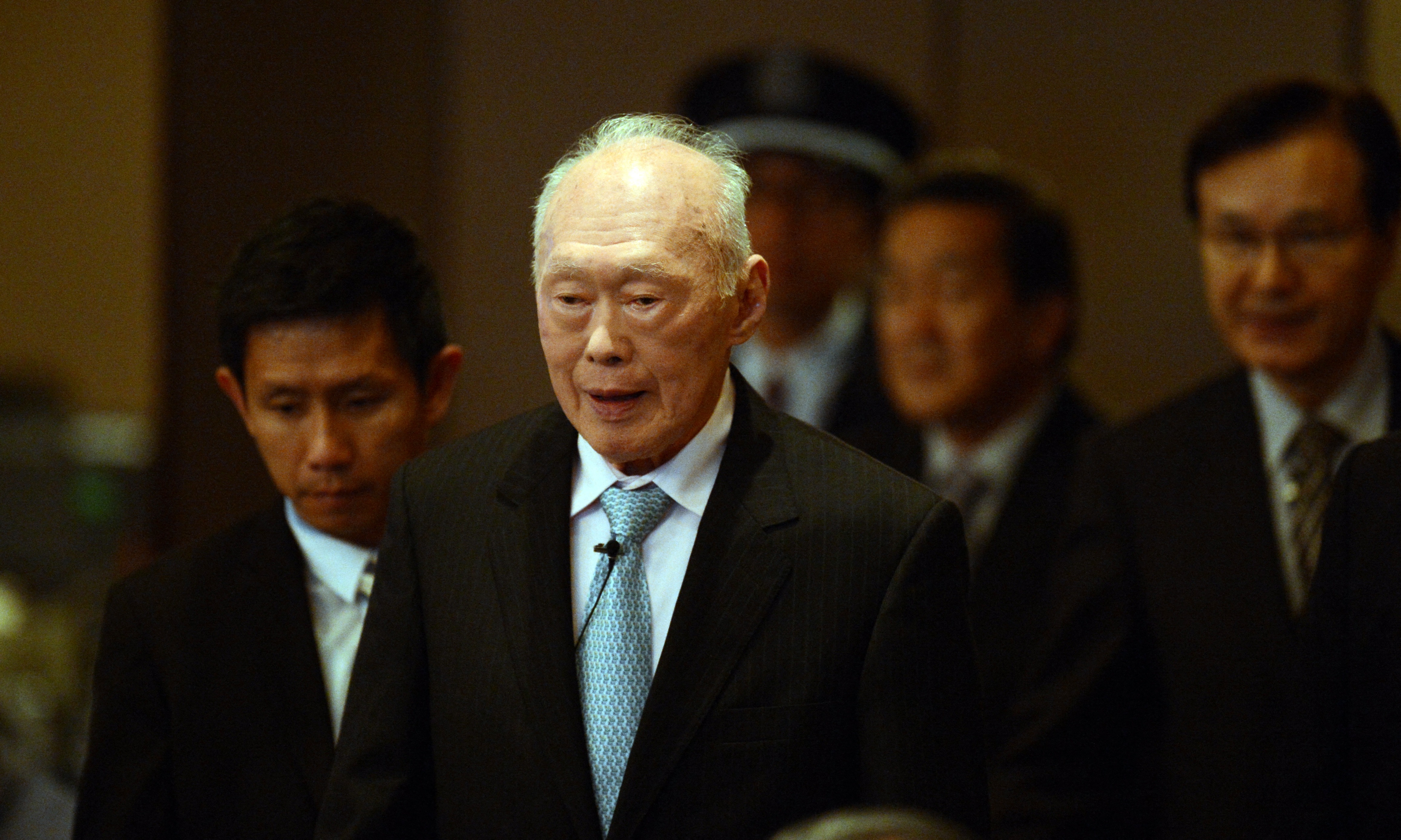 Singapore's late prime minister Lee Kuan Yew was a firm believer in defamation lawsuits. PHOTO: AFP / KITAMURA TOSHIFUMI