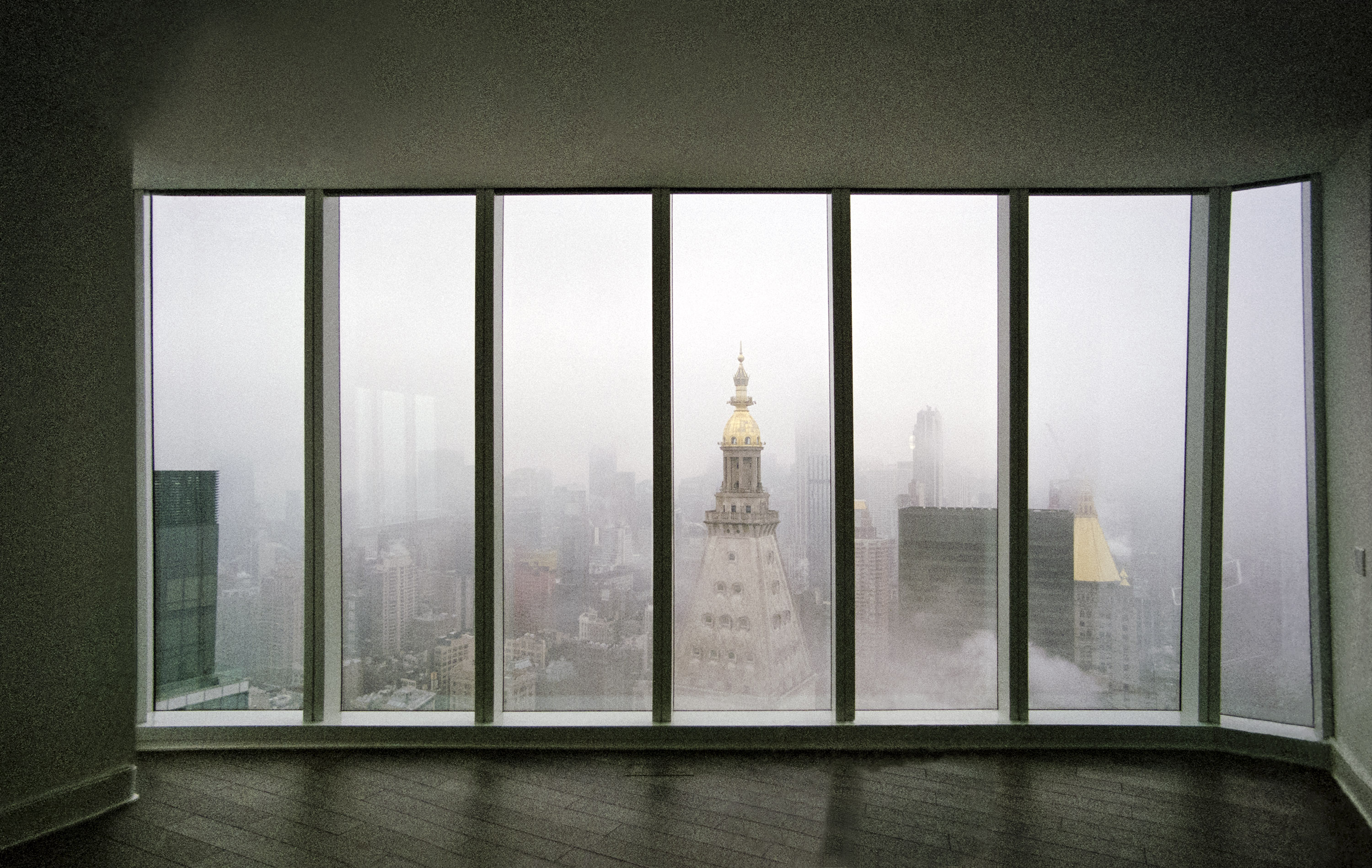 foto de la ciudad de Nueva York desde una ventana