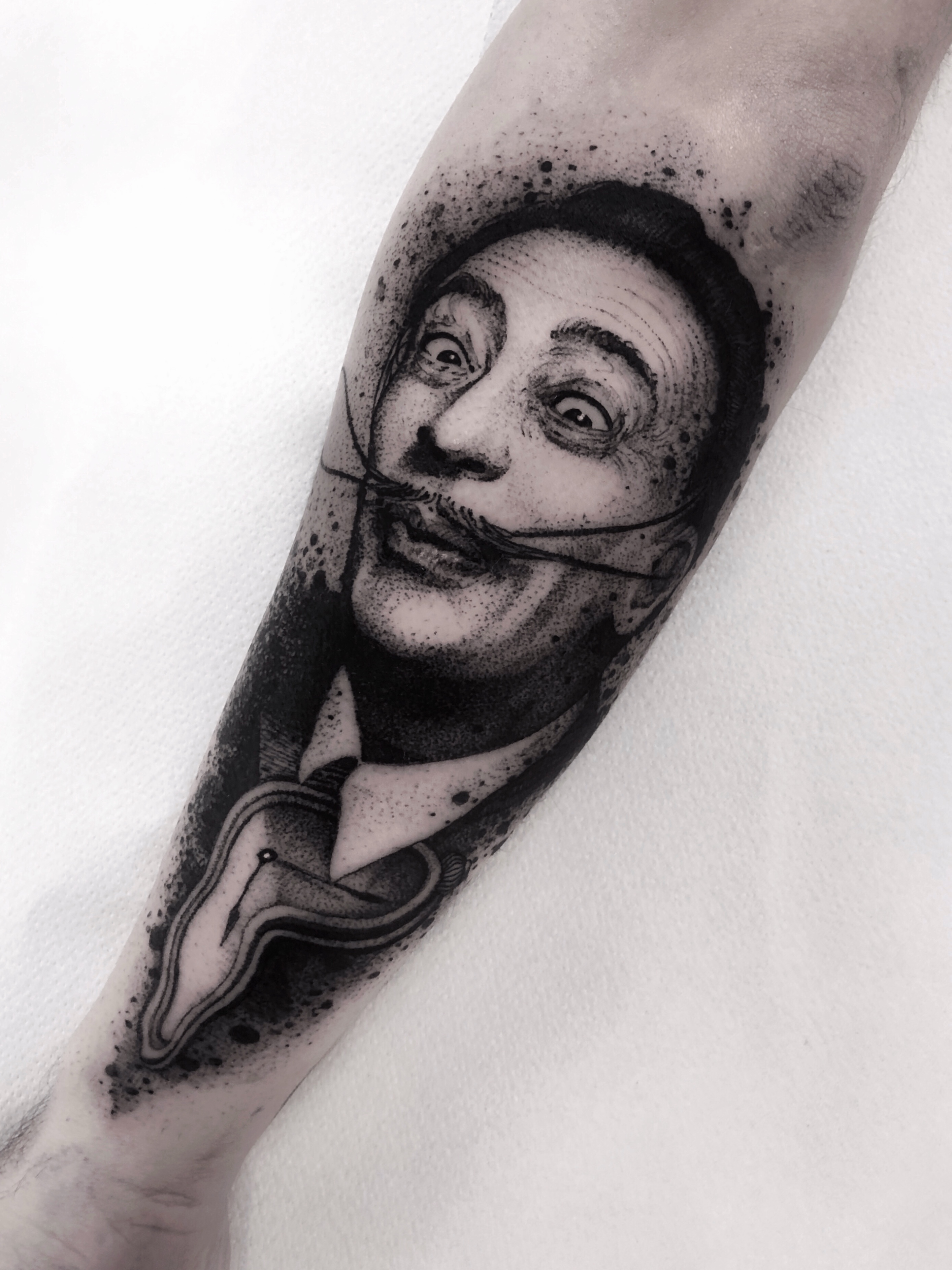 salvador dalì tatuaggio Francesco Bianco