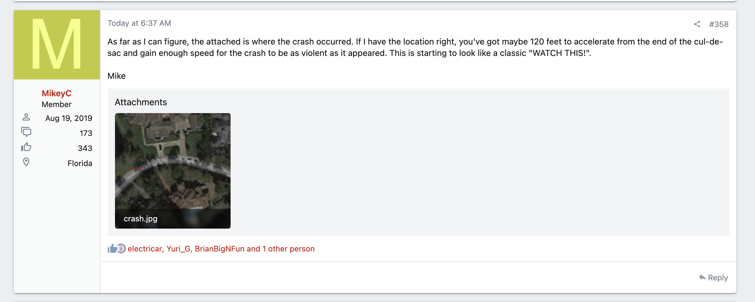 Tesla Motors Club screenshot