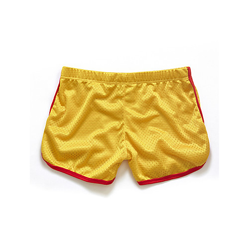 Men's short shorts yellow