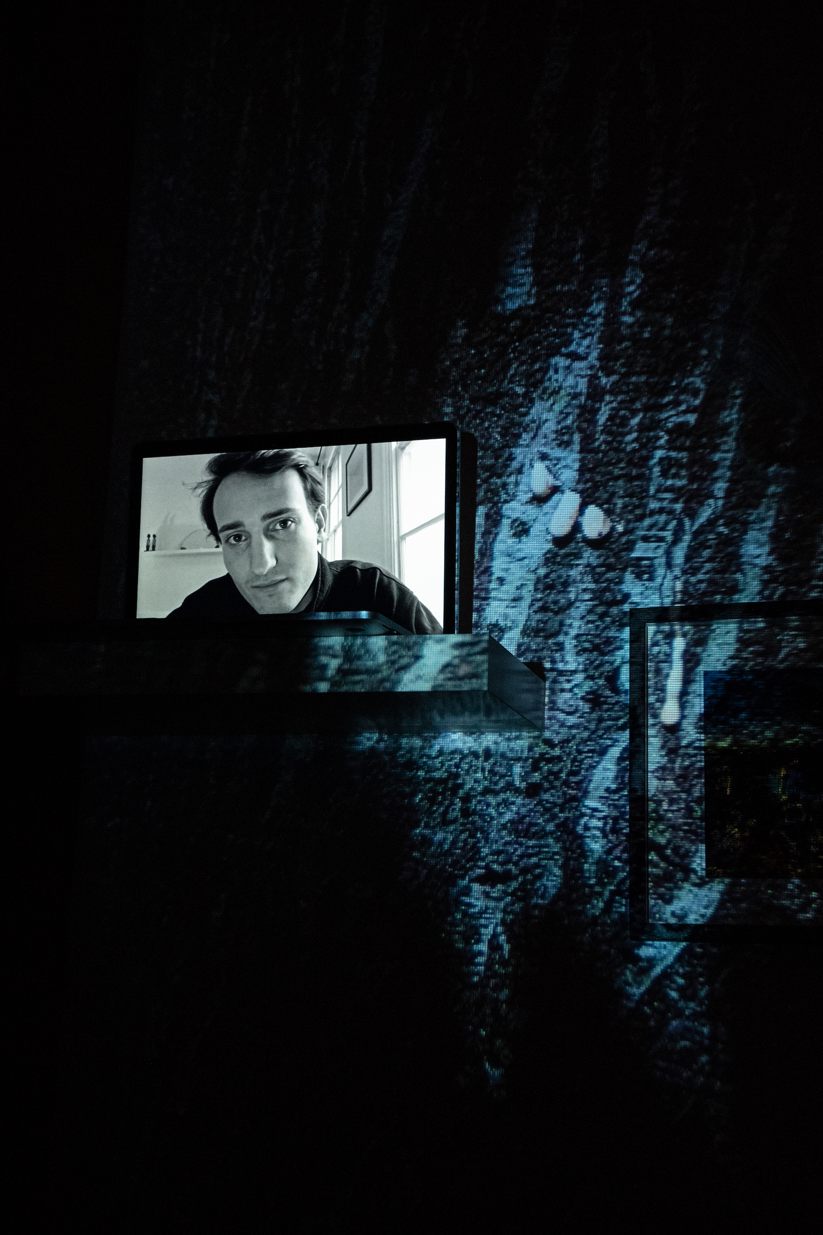 Valentin Abend, XR Universities Outreach Coordinator. Projected Image: Gotas del Árbol de Caucho, Lacandon Jungle, Mexico, December 2020.