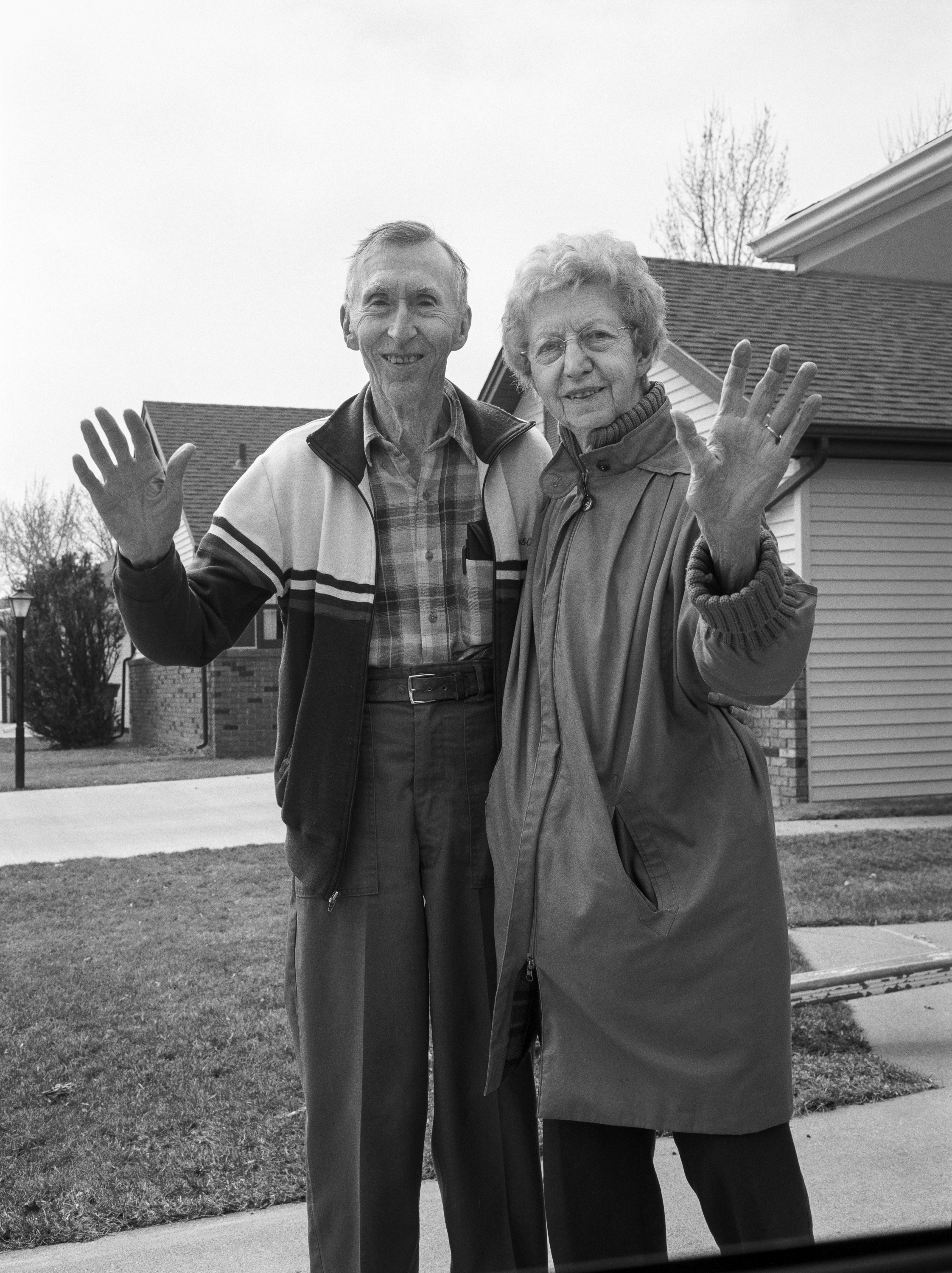 Deanna Dikeman - Leaving and waving, 3-2004.jpg