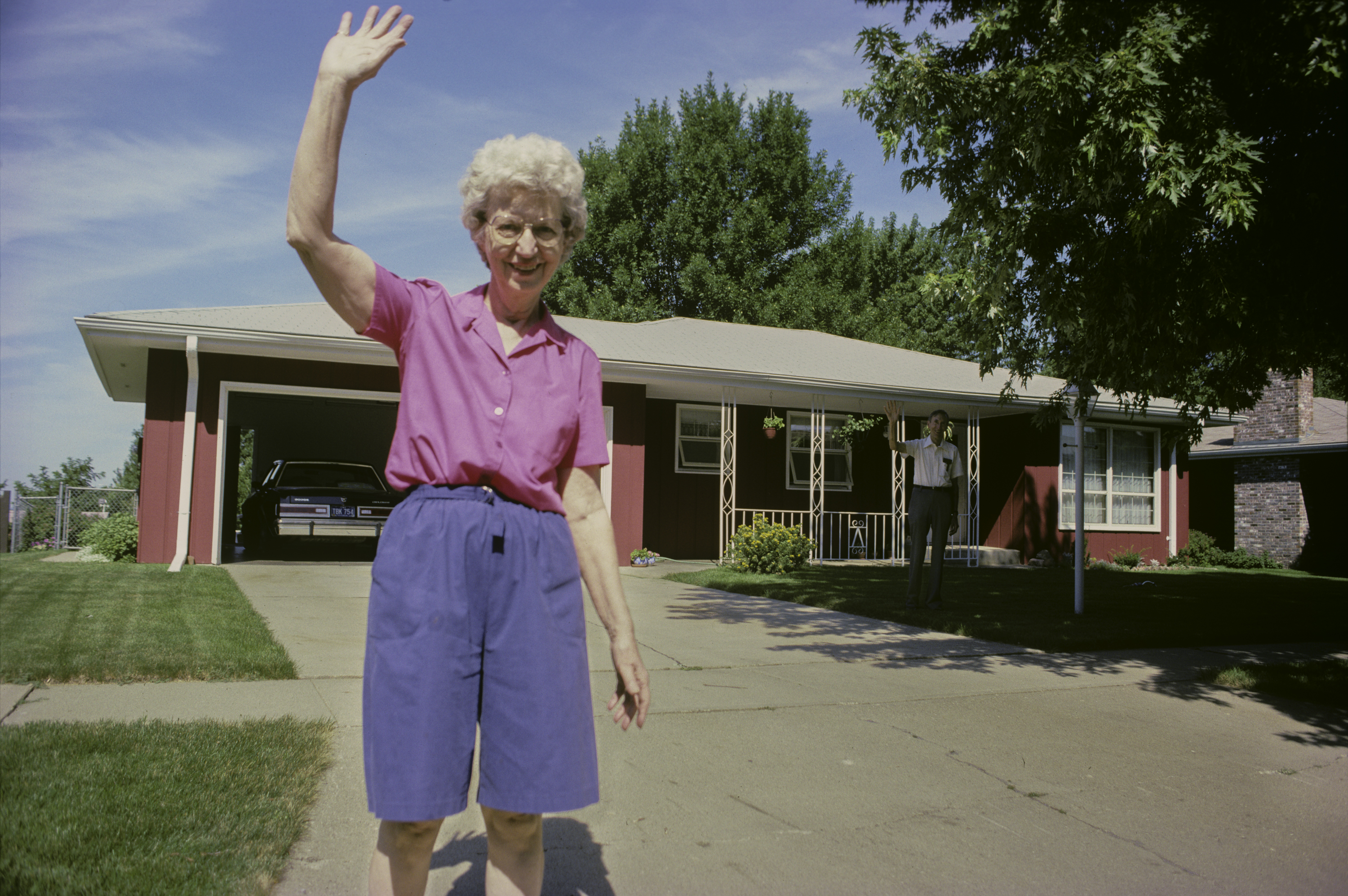 Deanna Dikeman - Leaving and waving, 7-1991.jpg