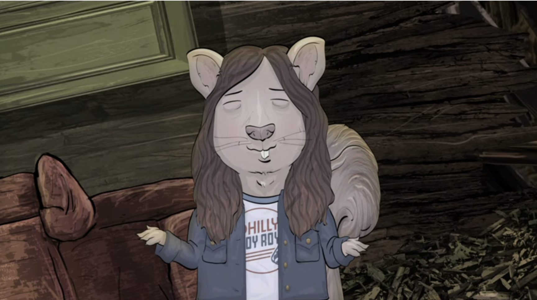 Karakter tupai Kurt Vile di 'Animals' (HBO)