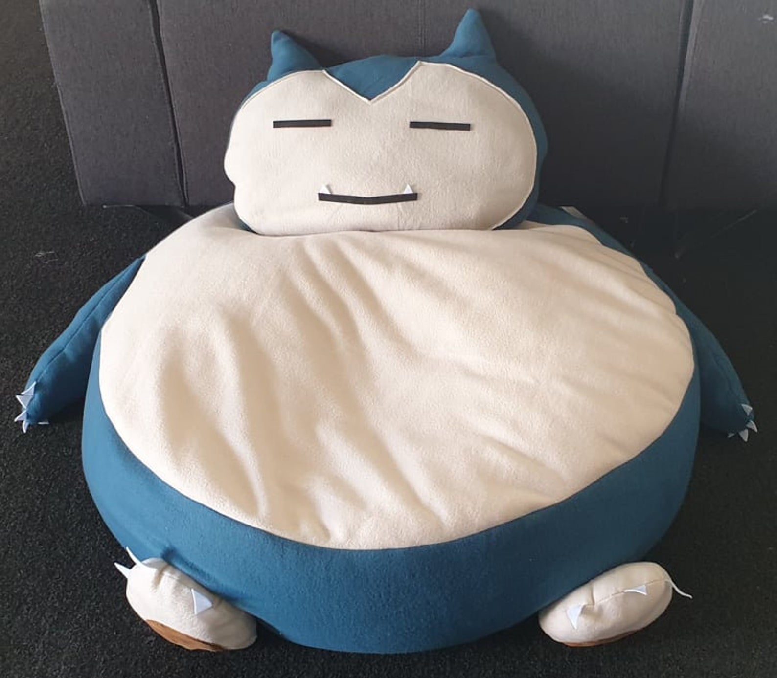 huge snorlax bean bag