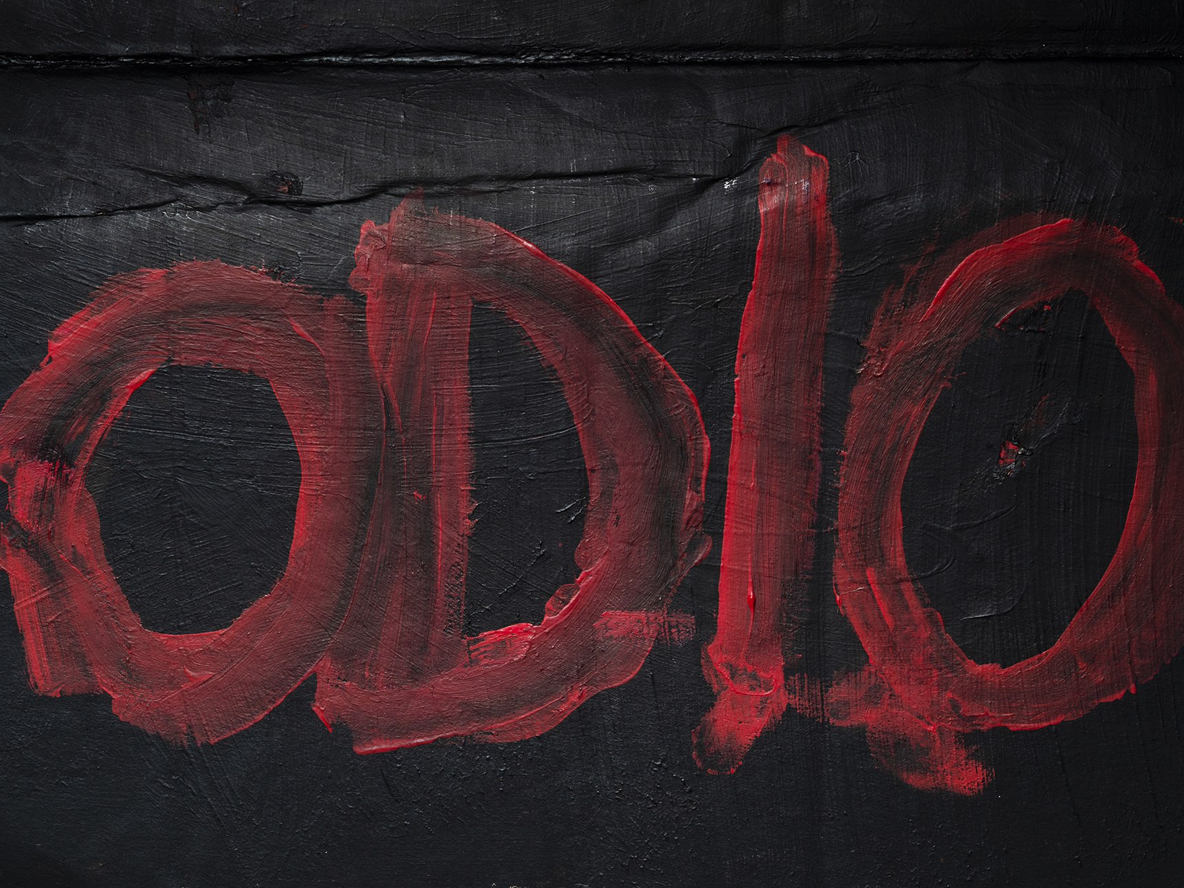 scritta graffito odio, dalla manifestazione in sostegno al ddl Zan a Milano, foto di Luca Santese, Marco P. Valli / Cesura