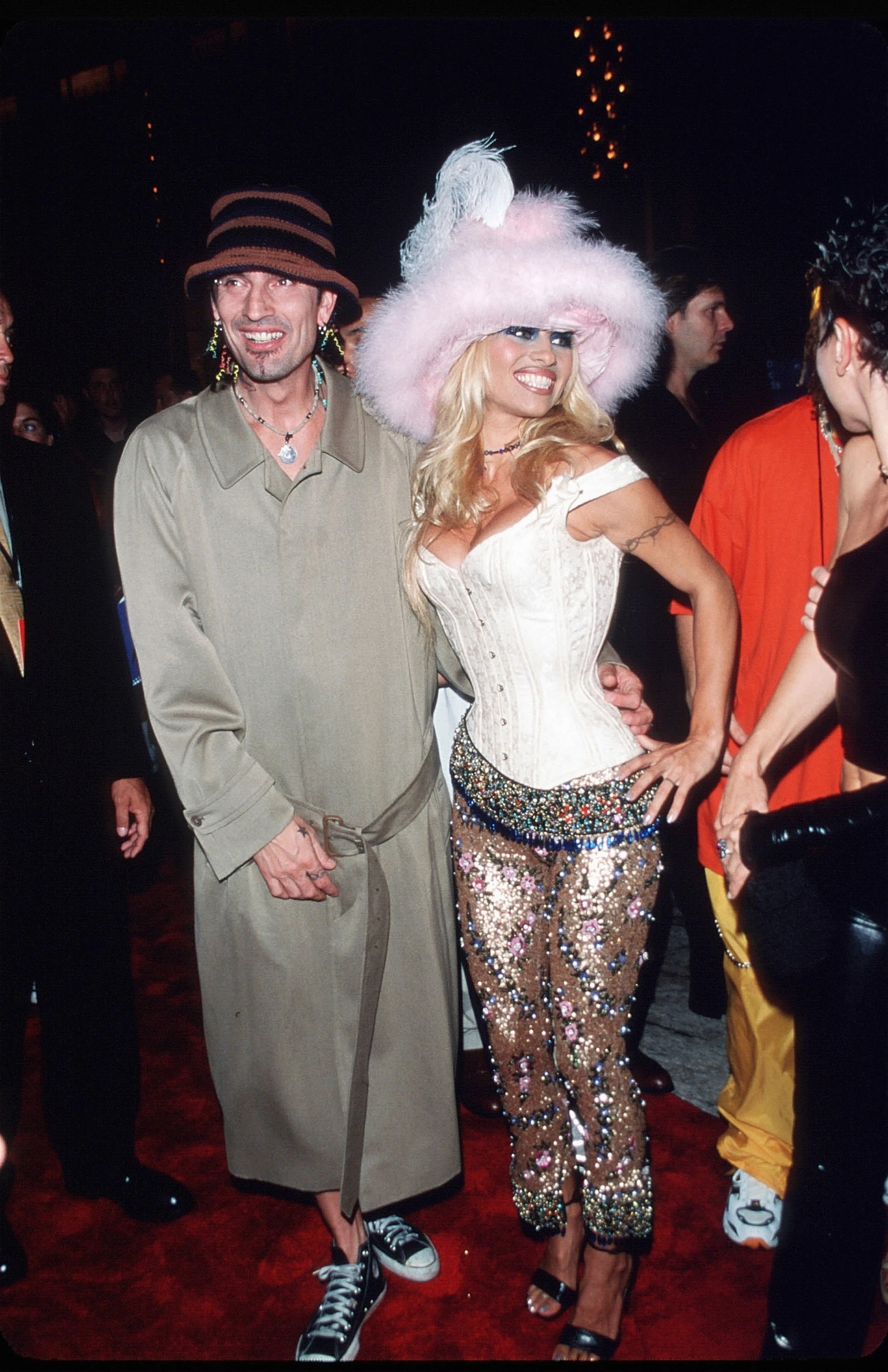 Pamela Anderson et Tommy Lee aux MTV VMAs 1999