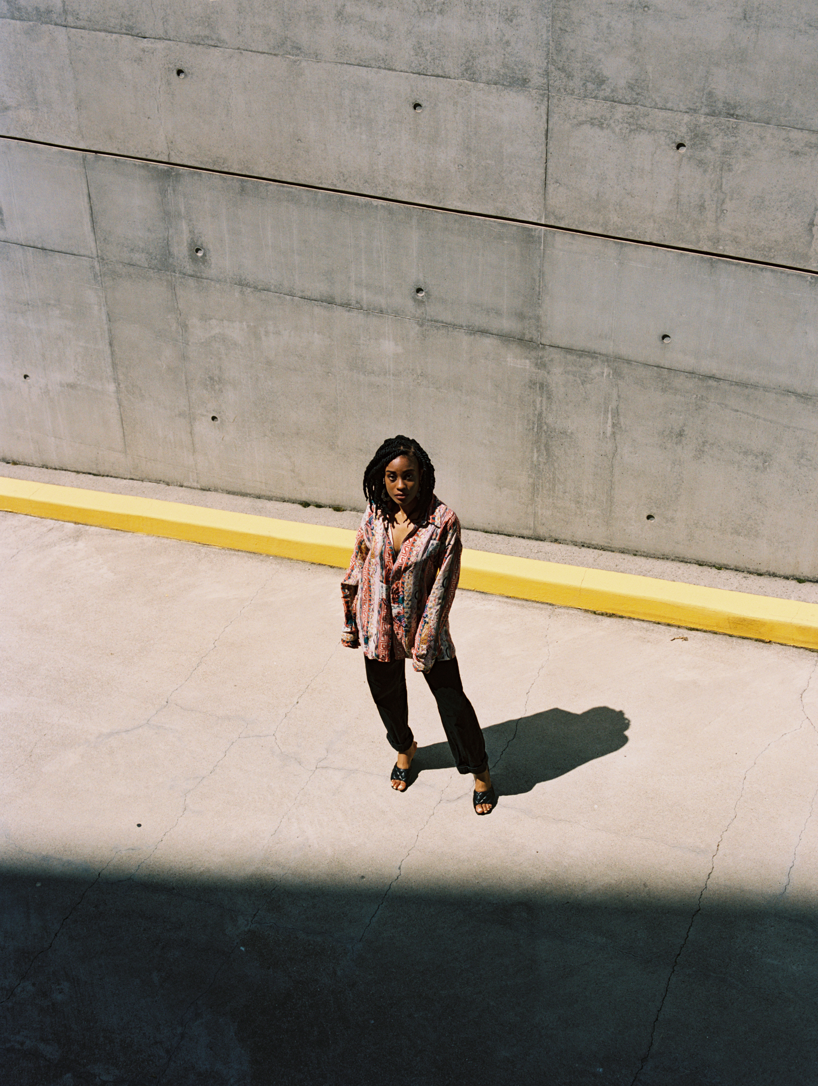 Jacquelyn Orgorchukwu Imayah standing in the street.