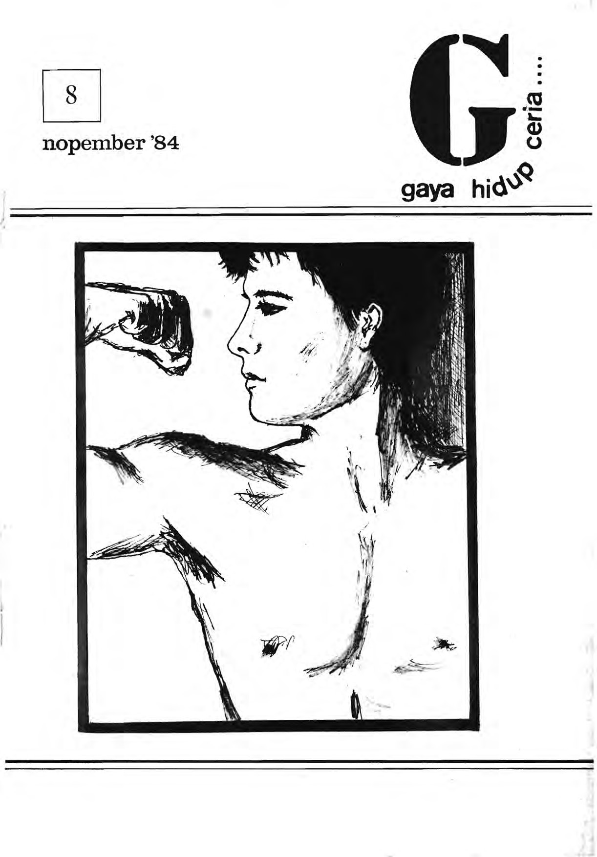 Sampul majalah Gaya Hidup Ceria pada 1982. Foto oleh Queer Indonesia Archive.
