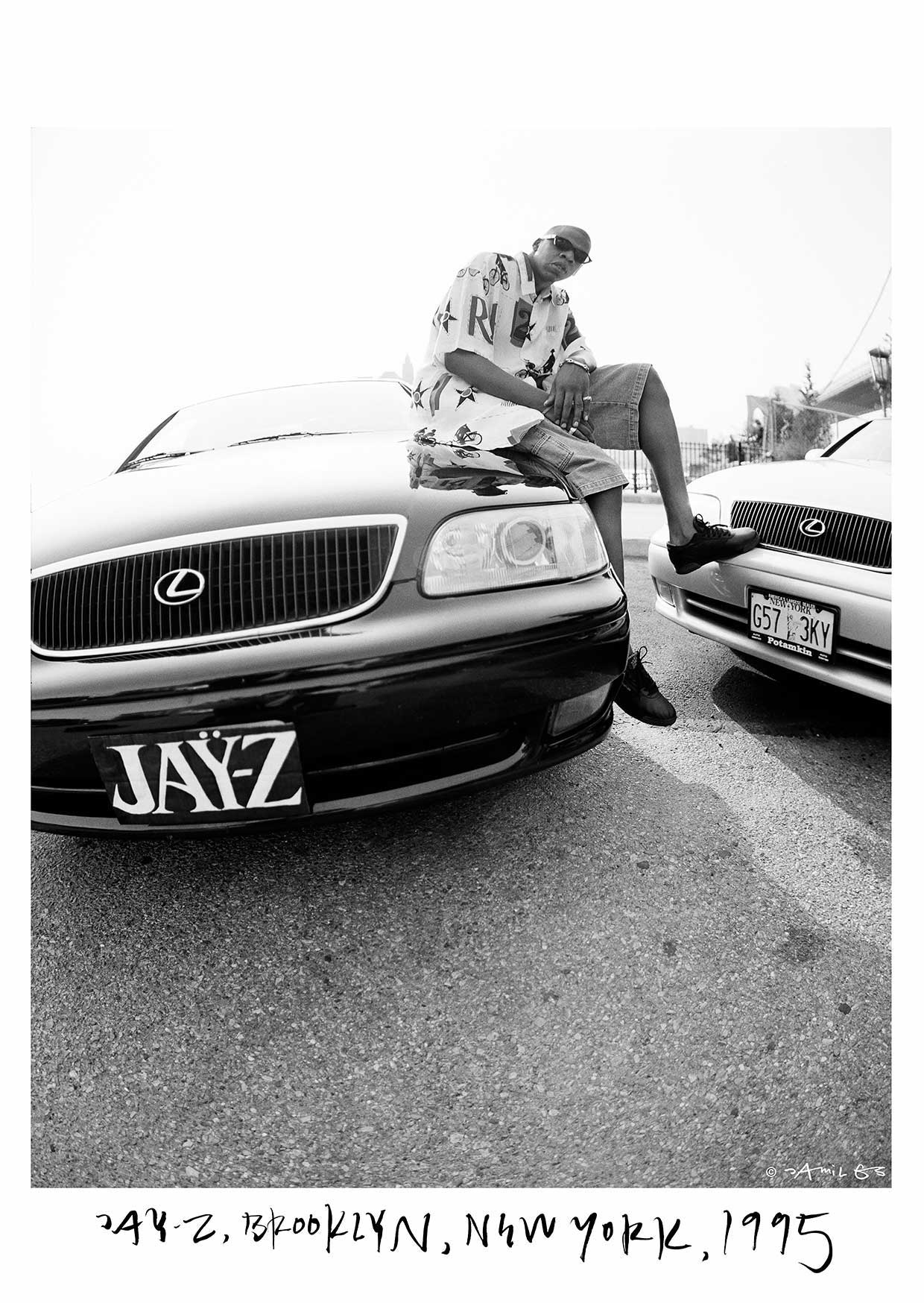 jay-z photographed on a lexus by jamil gs