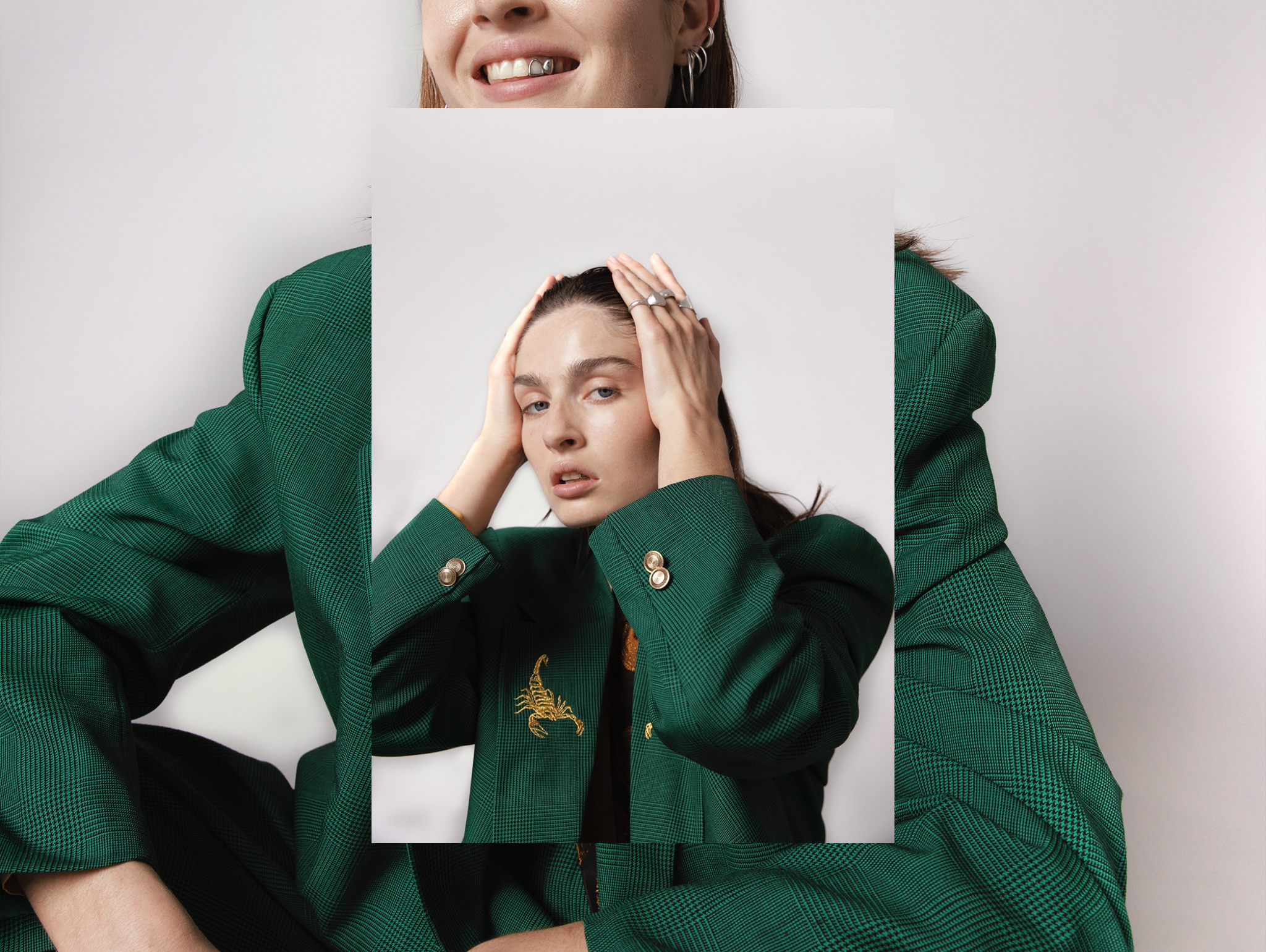Intervista Rebel Label a 3DC Retrospective - ragazza che indossa abito sartoriale