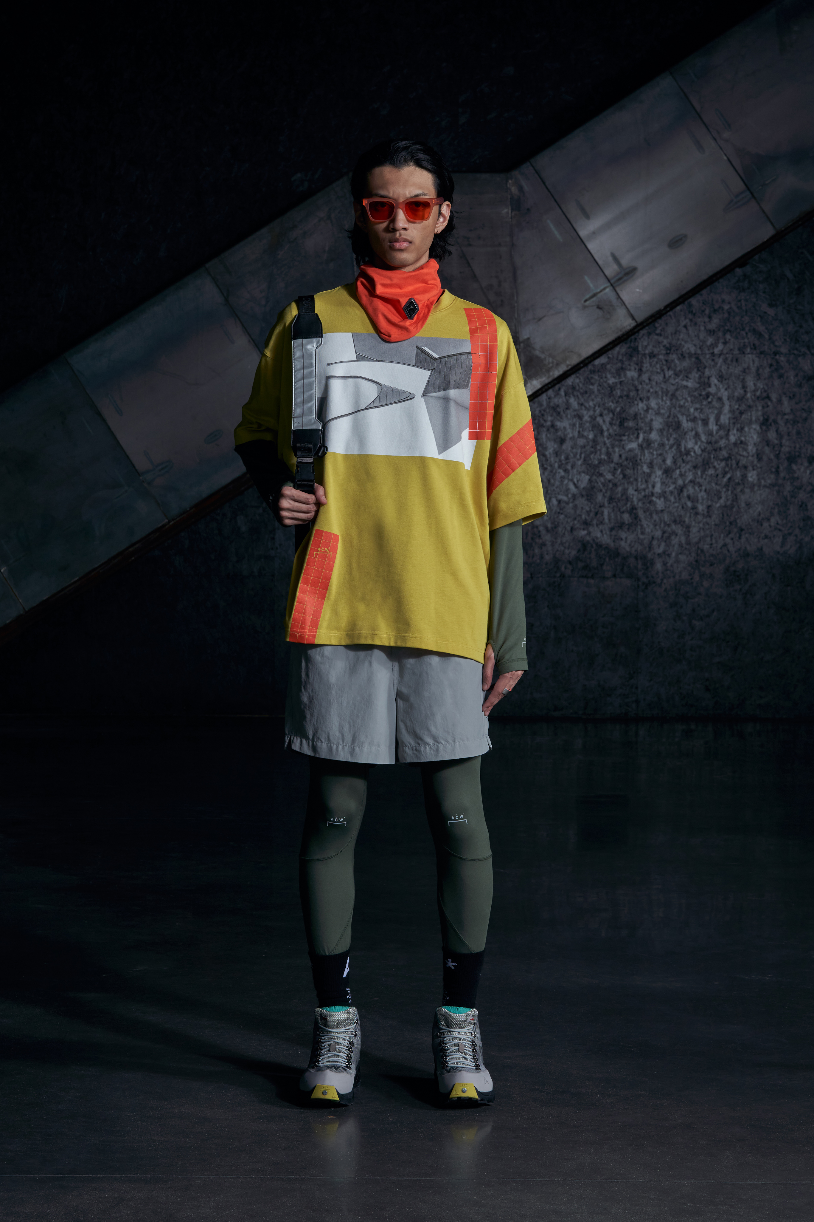 Model wearing full A-Cold-Wall * SS22 look