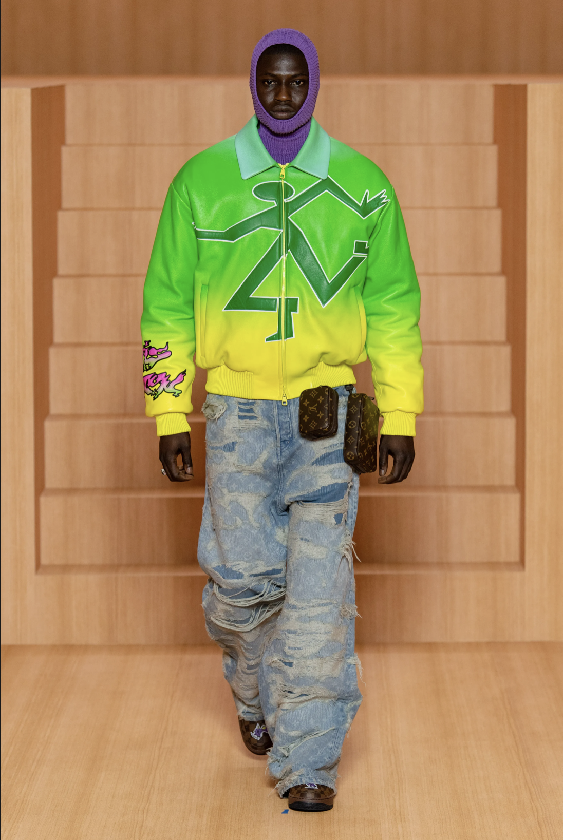 LYST - Louis Vuitton] men's SS '22 collection features neon gradients made  to look as if they've been spray painted. What do you think of the  collection— would you #Lyst it or