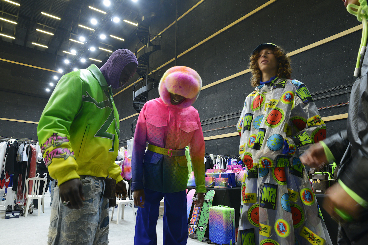 Hip hop metalheads and acid ravers clash on Louis Vuitton's chess board  Menswear