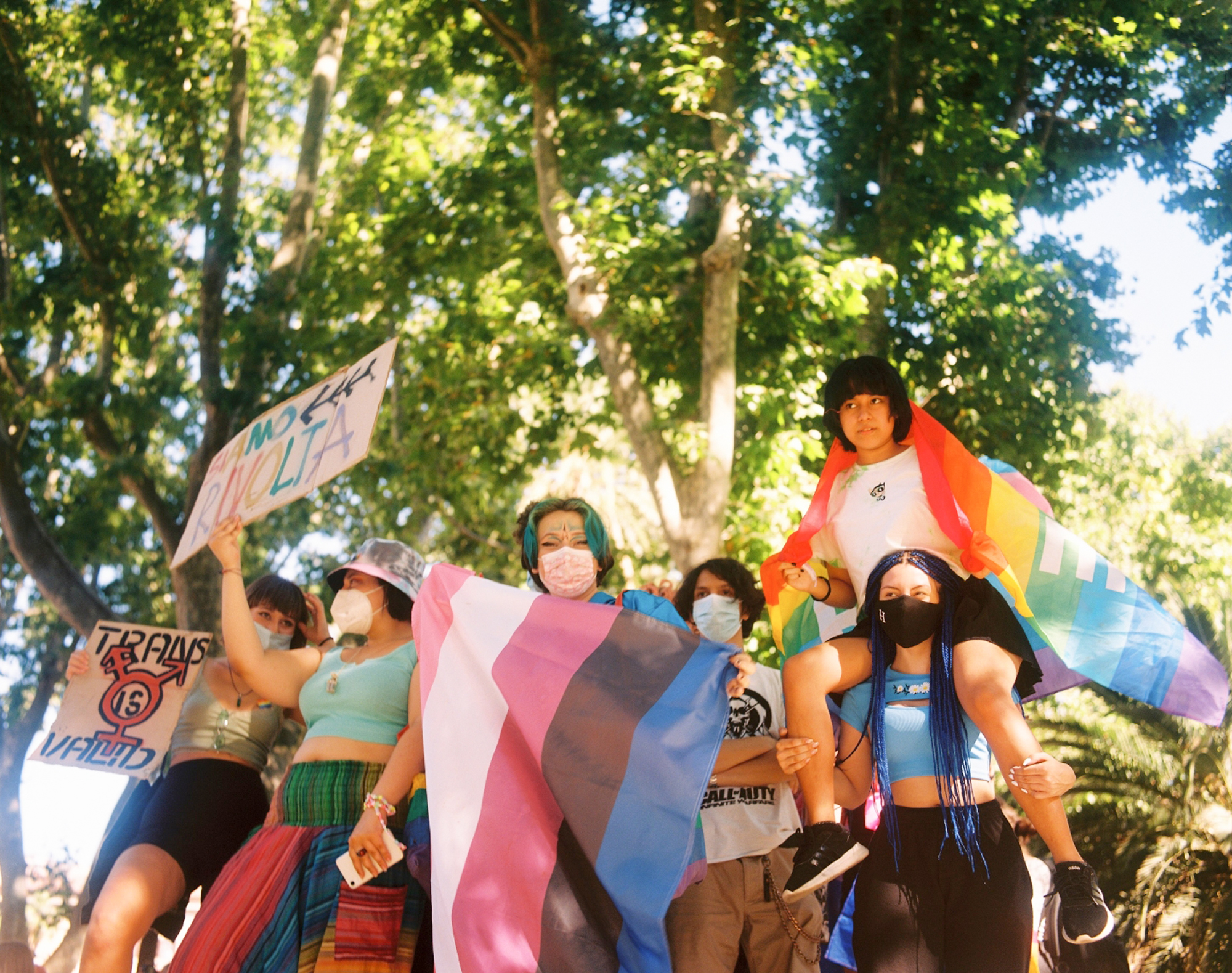 corteo arcobaleno pride roma 2021 foto di Ludovico Andrea D’Auria