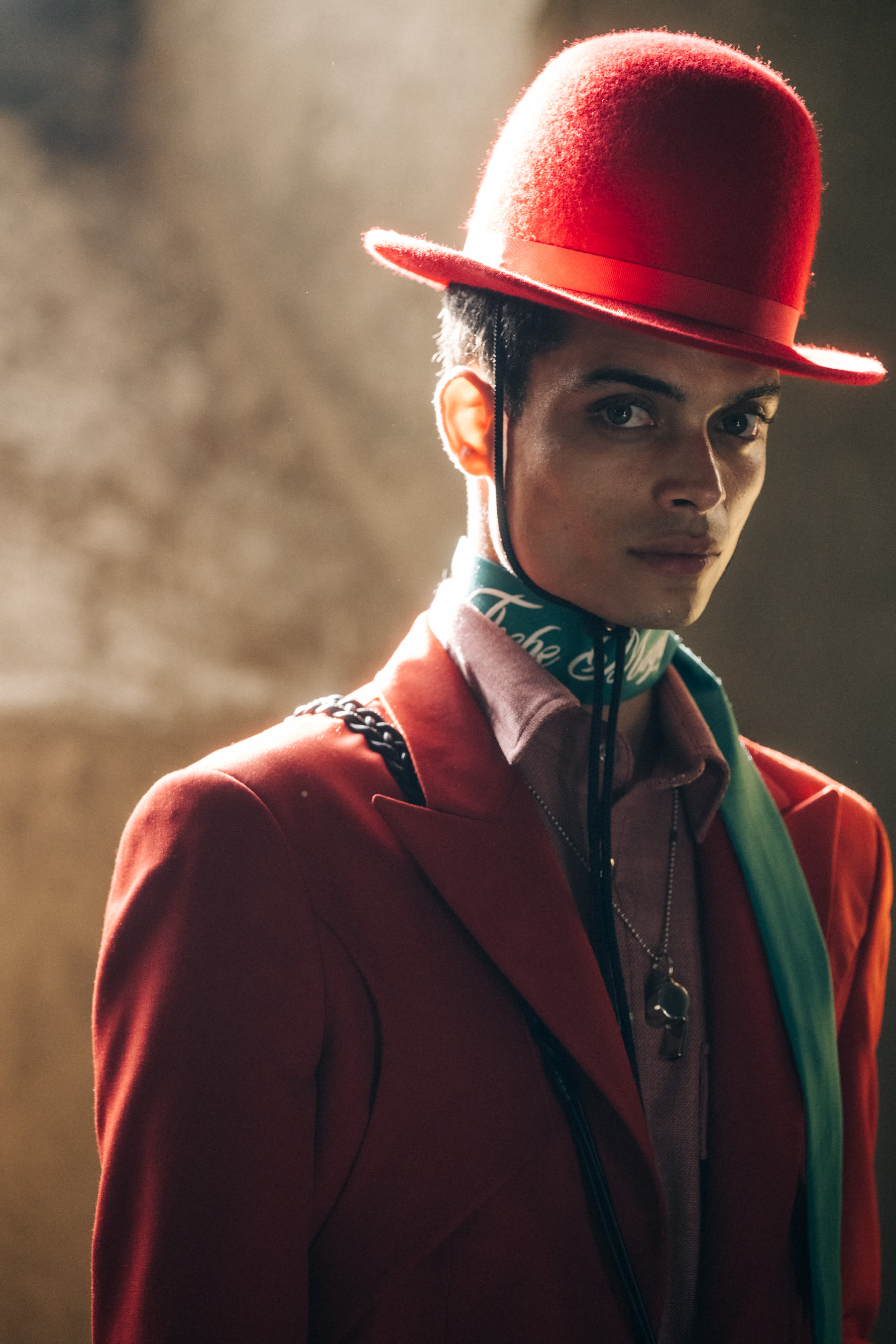fotografie backstage performance thebe magugu 100° guest pitti immagine
