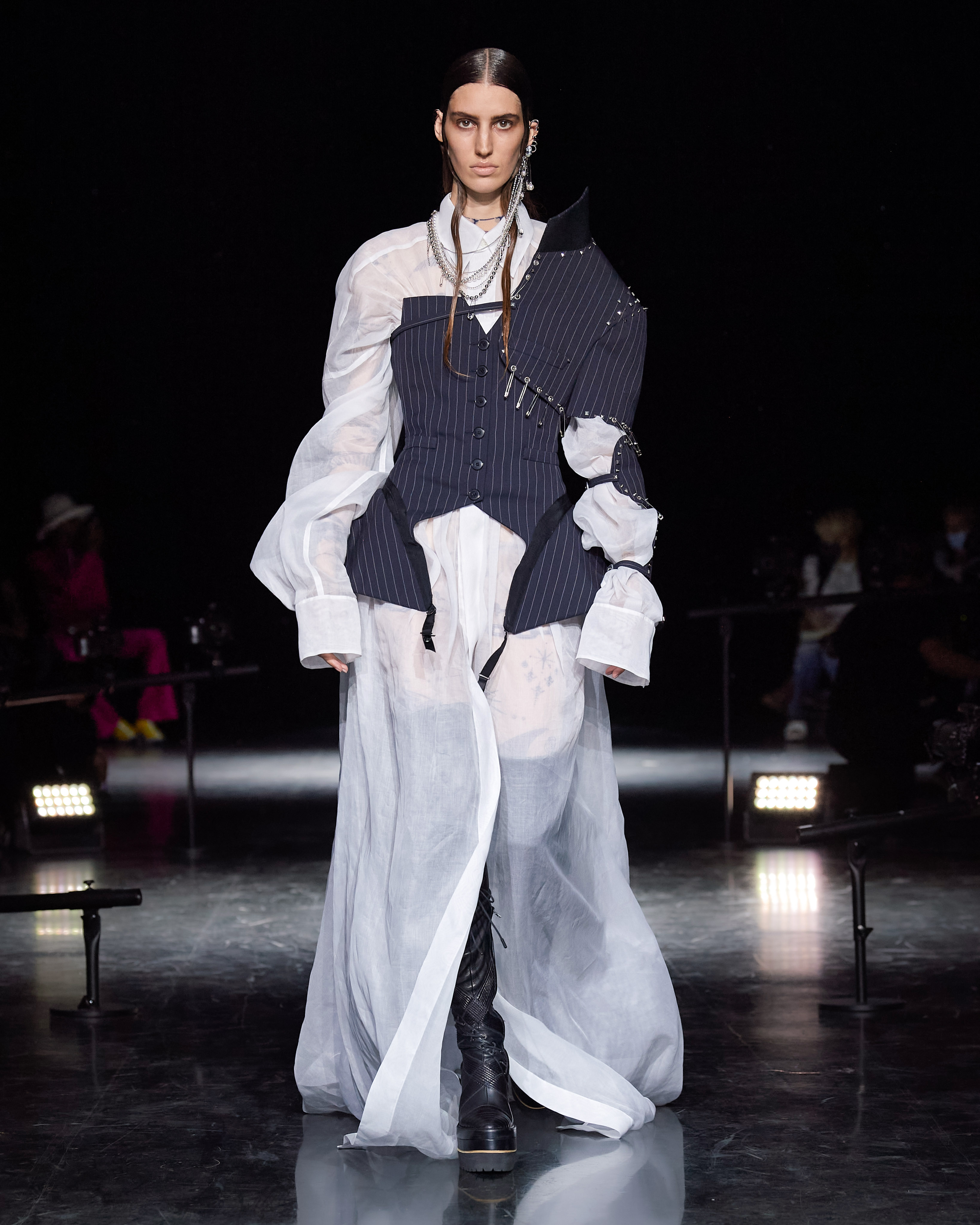 Jean Paul Gaultier x sacai's AW21 couture collaboration was a perfect ...