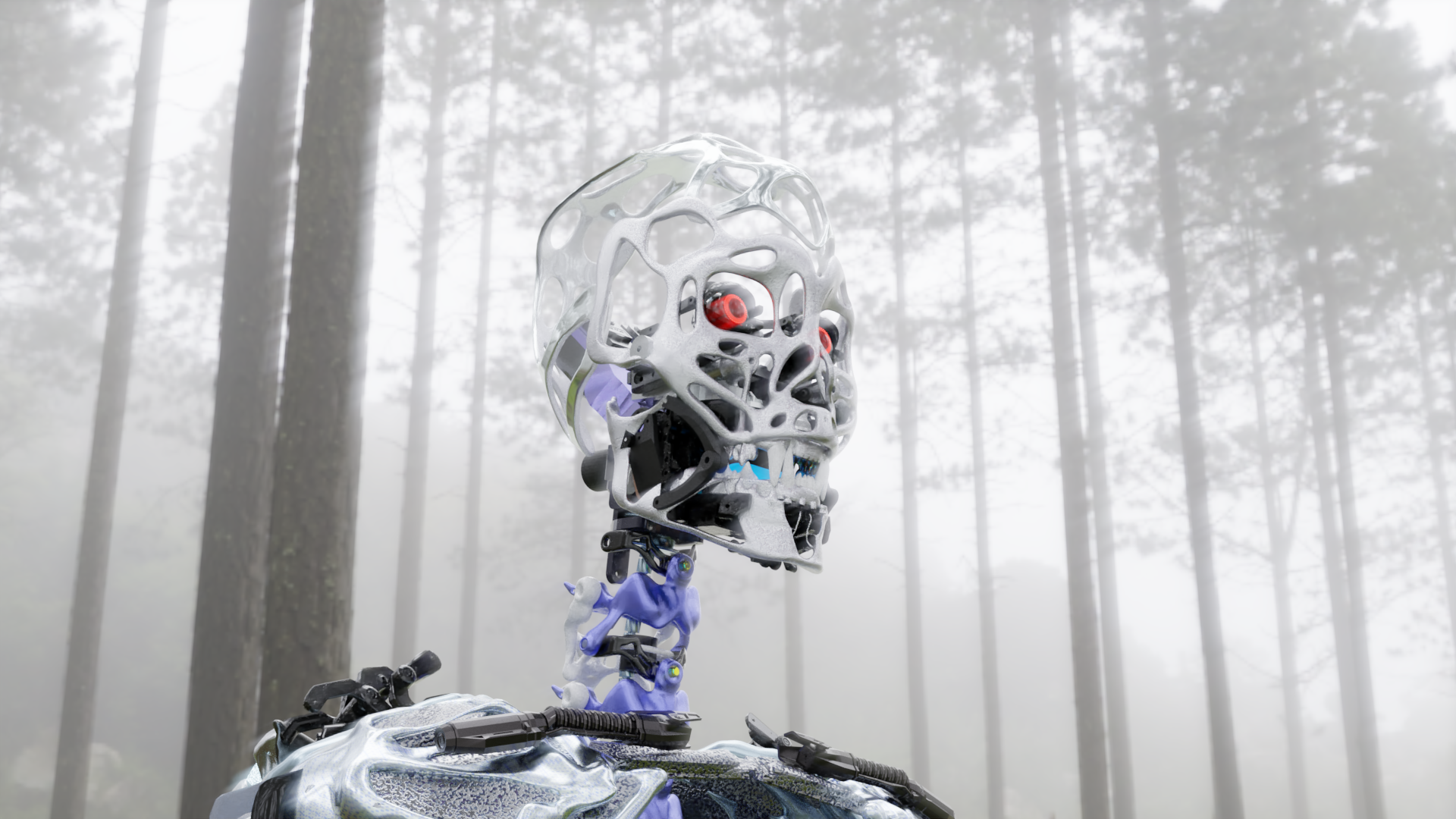 A humanoid robot from Abi Sheng's RCA MA Fashion Graduate project