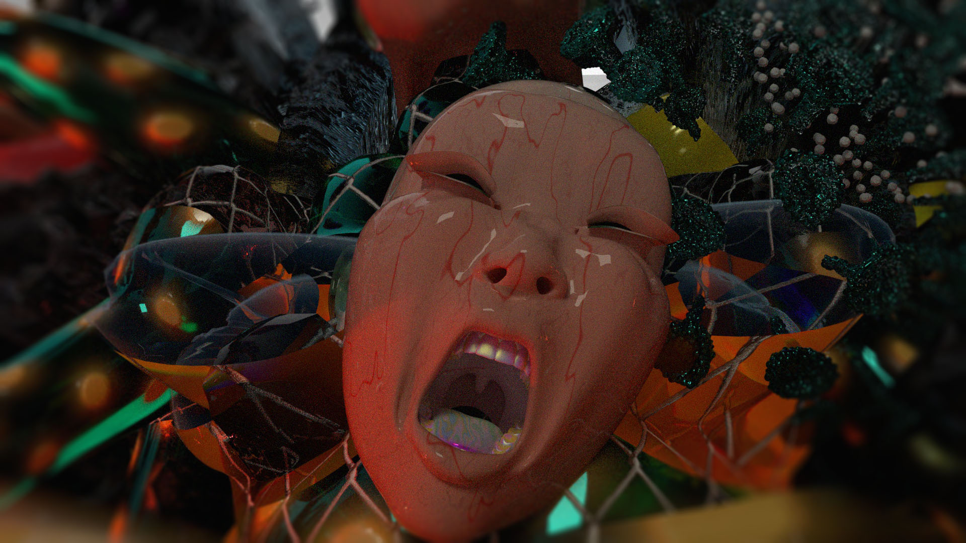 Stills from Zongbo Jiang RCA MA Fashion graduate project