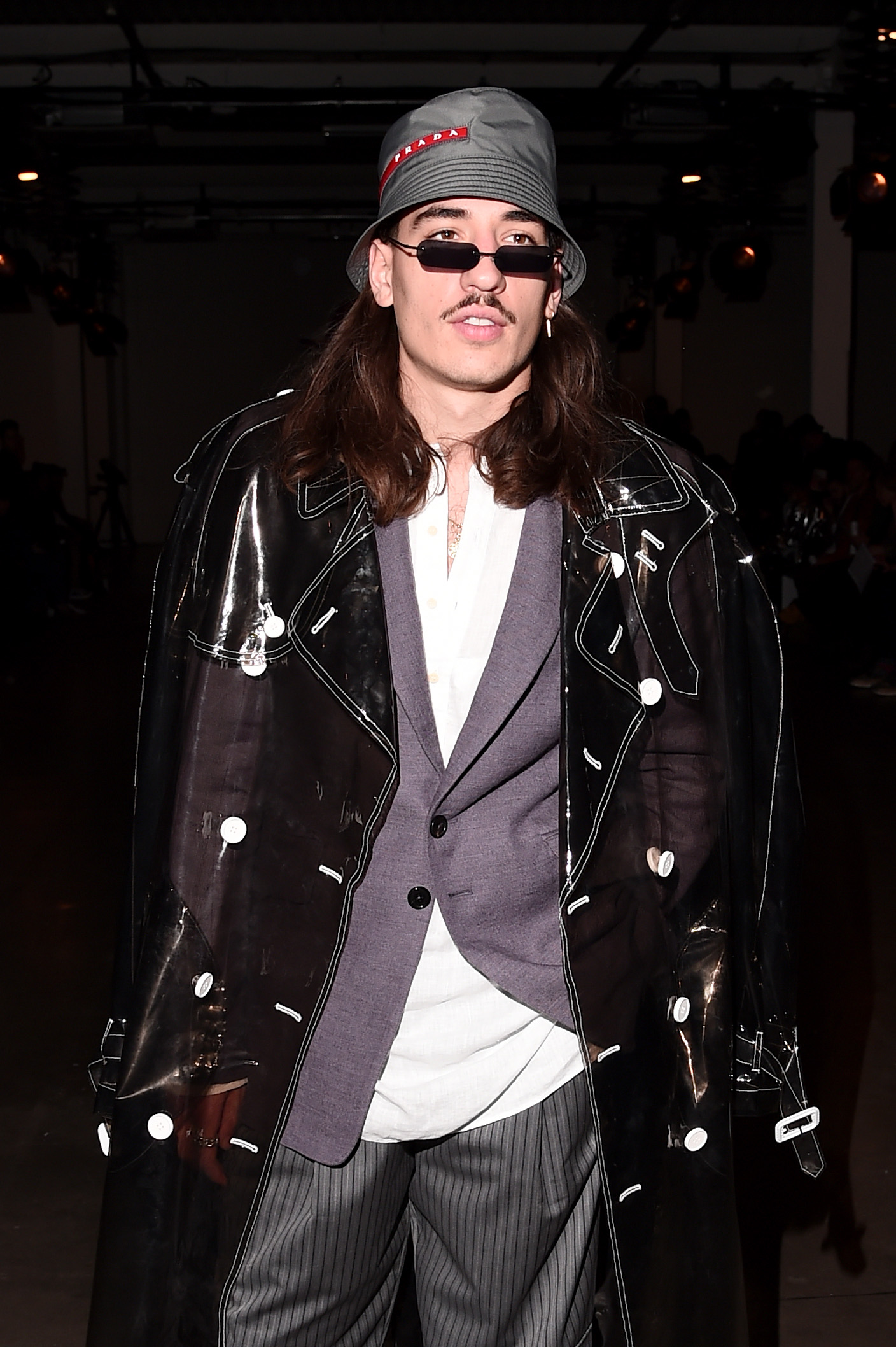 Bellerin takes in London Fashion Week while wearing another eye-catching  outfit