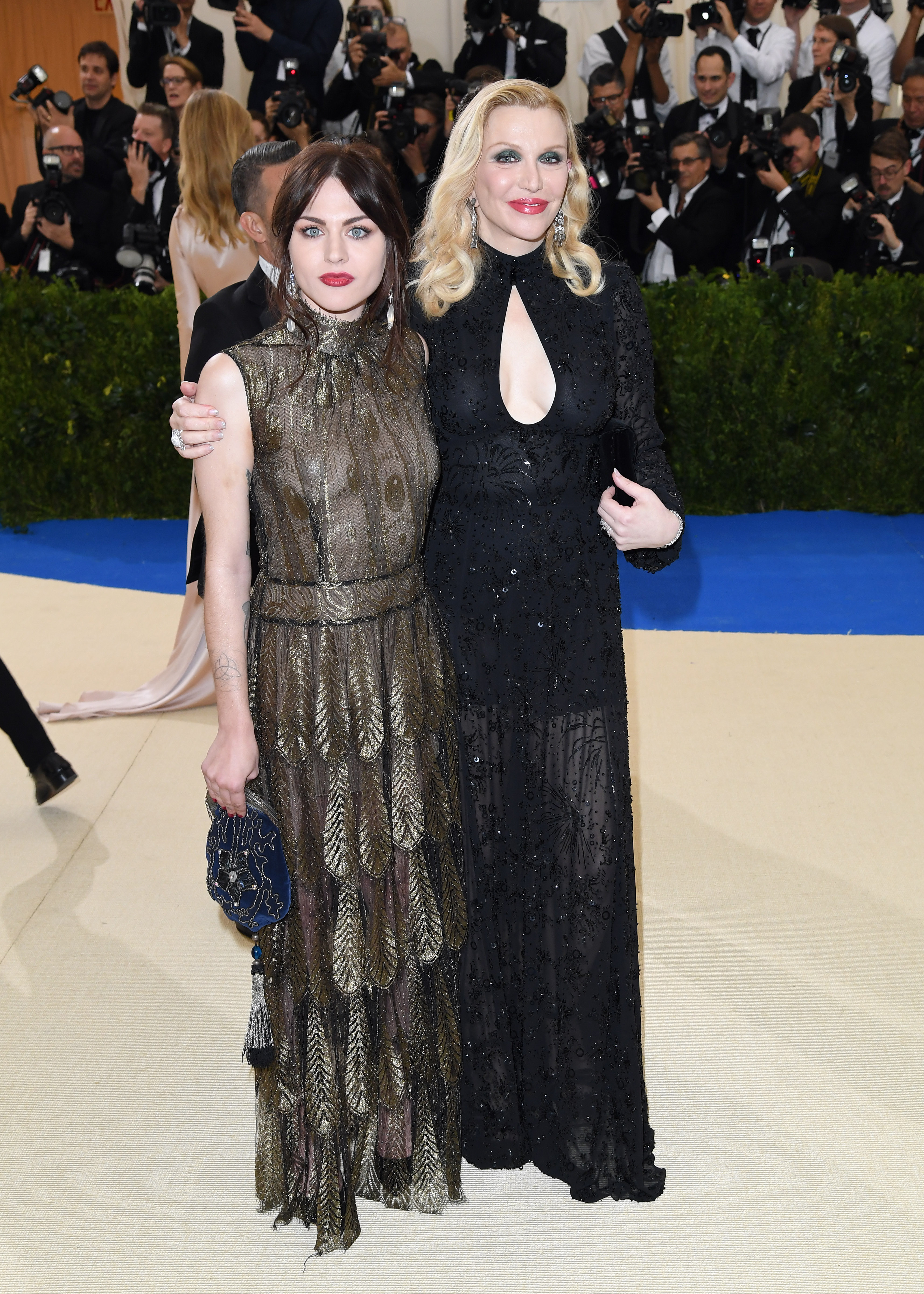 Frances Bean Cobain and Courtney Love attend the 