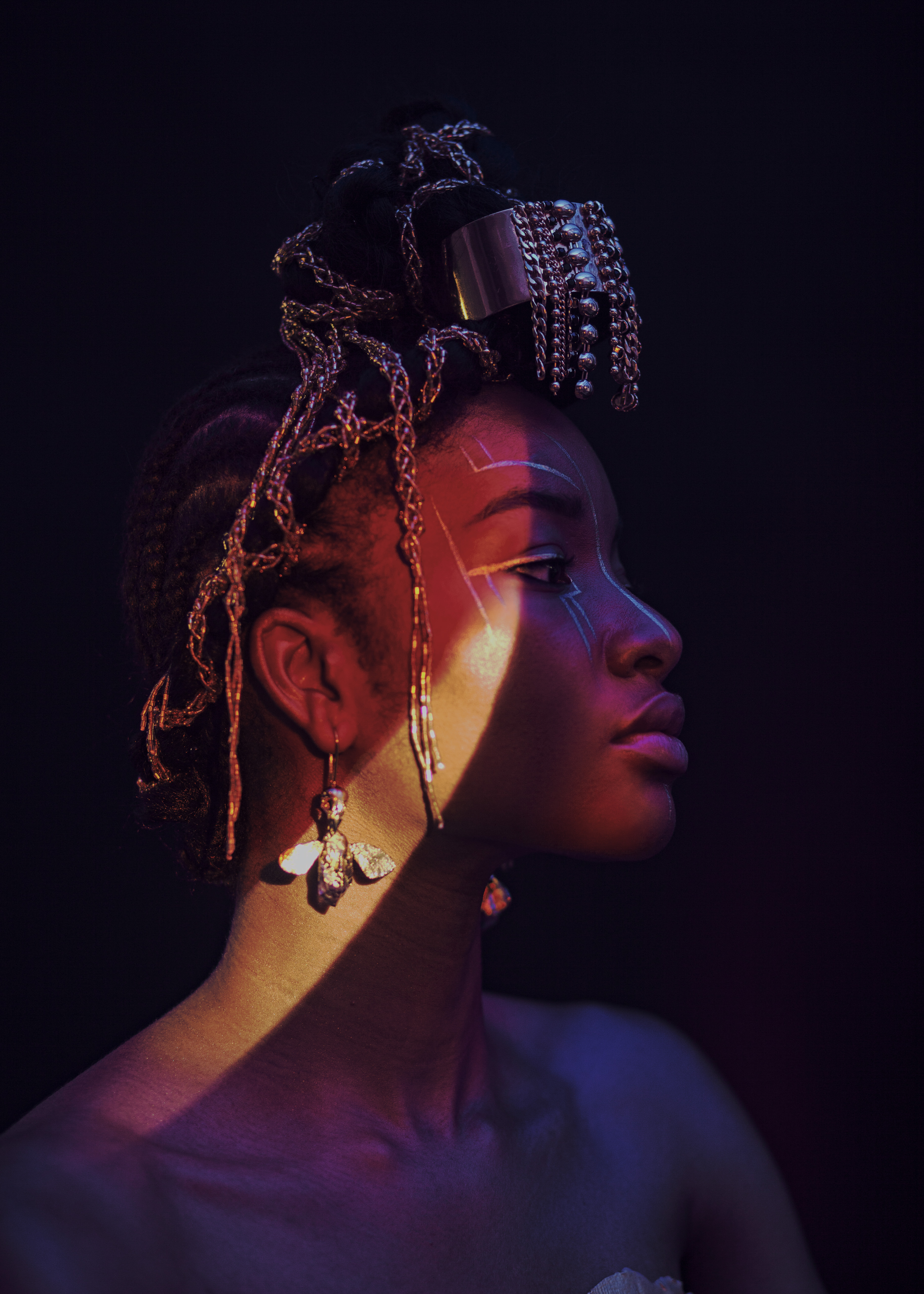 ragaza itratto di tre quarti inner circus Fotografie di Anna Evstigneeva