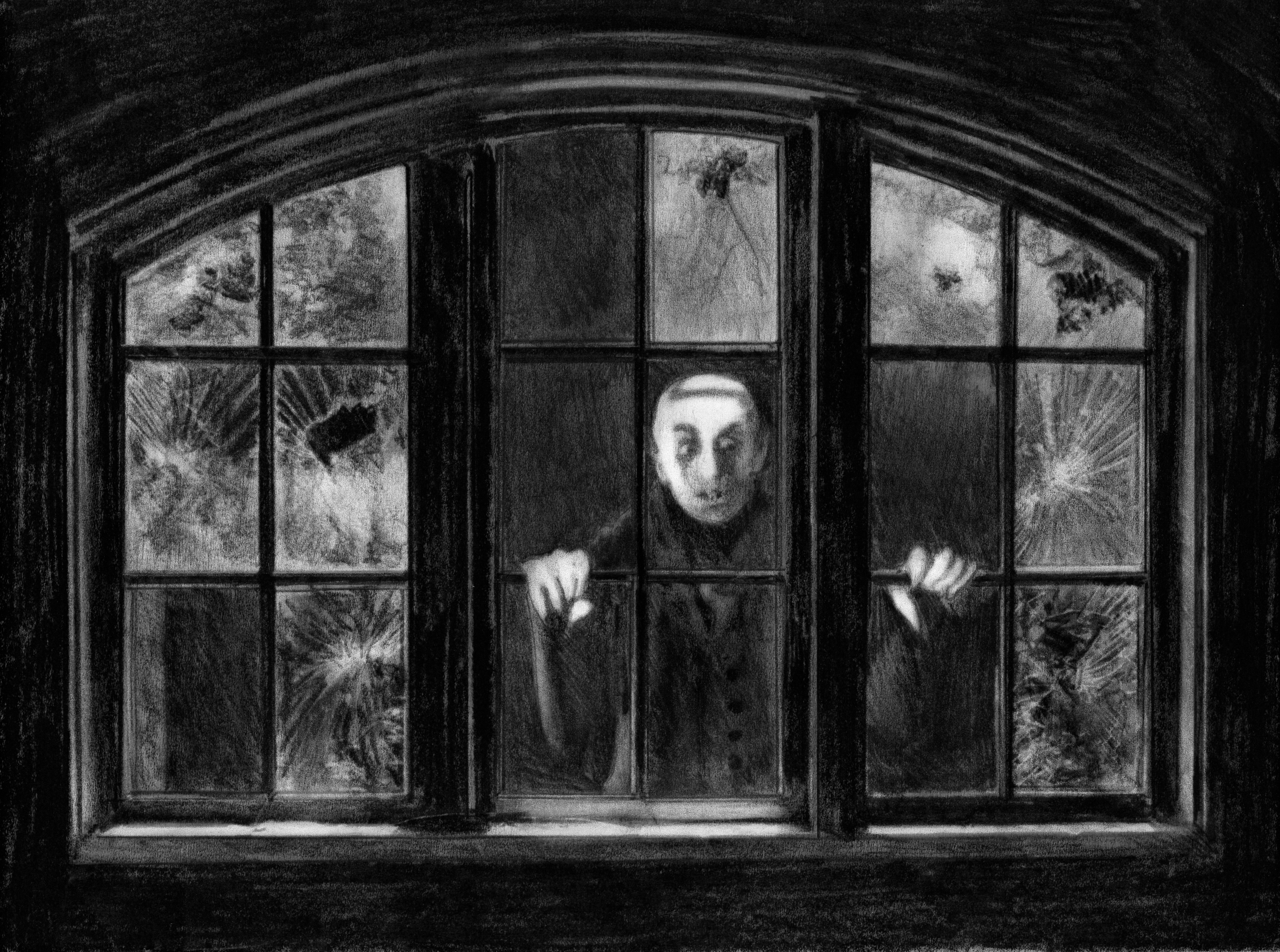 Nosferatus alla finestra disegno Andrea Mastrovito