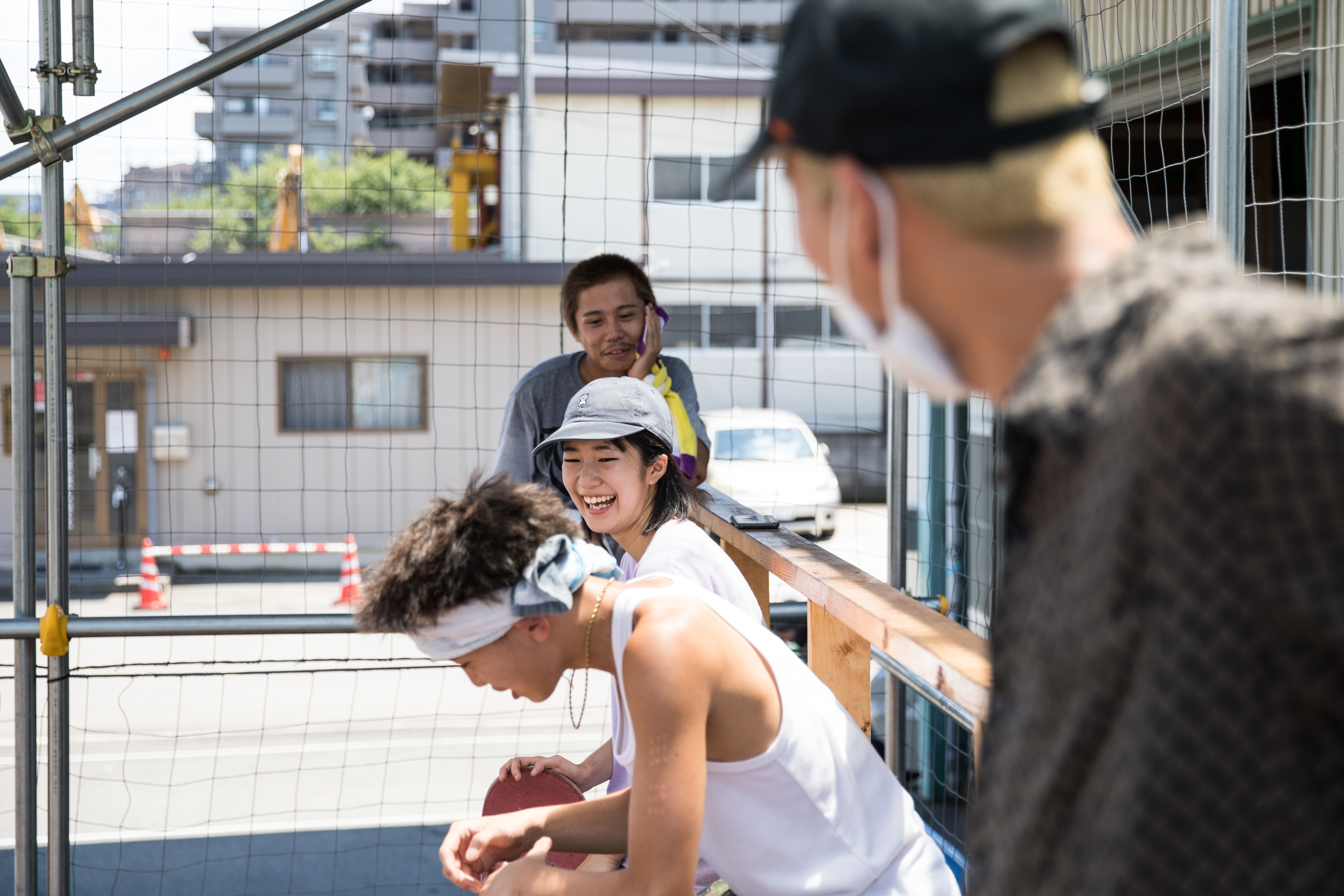 Siswa-siswi sekolah skateboard Vantan di Jepang