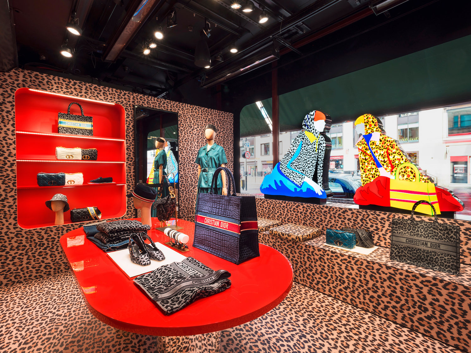 Louis Vuitton takeover at Harrods 2023, inspired by the LV and