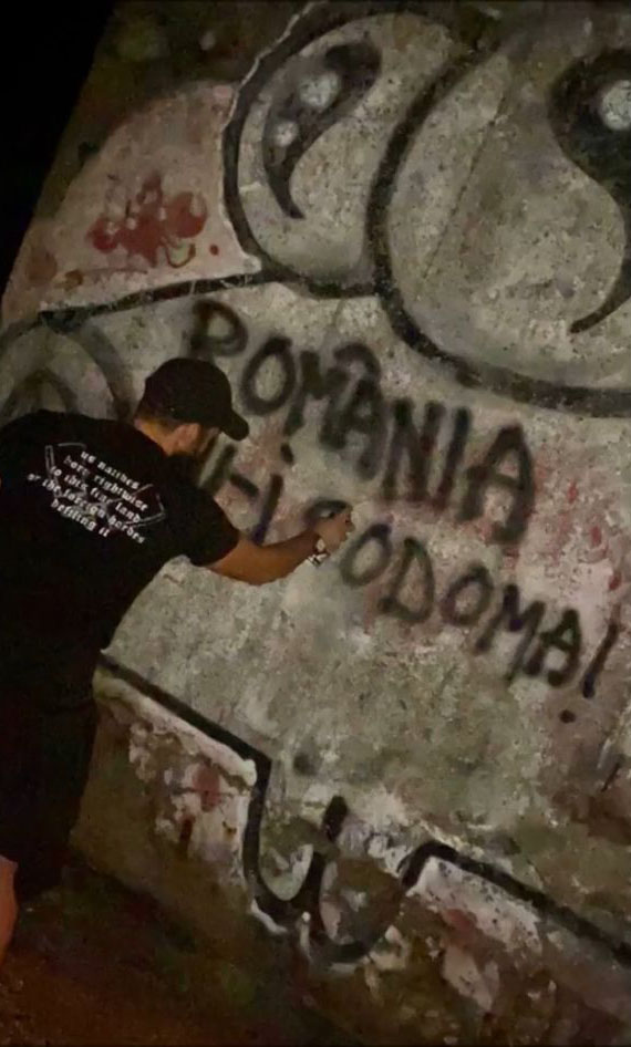 extrema dreapta romania legionari grupuri ortodoxie preoti ortodocsi graffiti sodoma