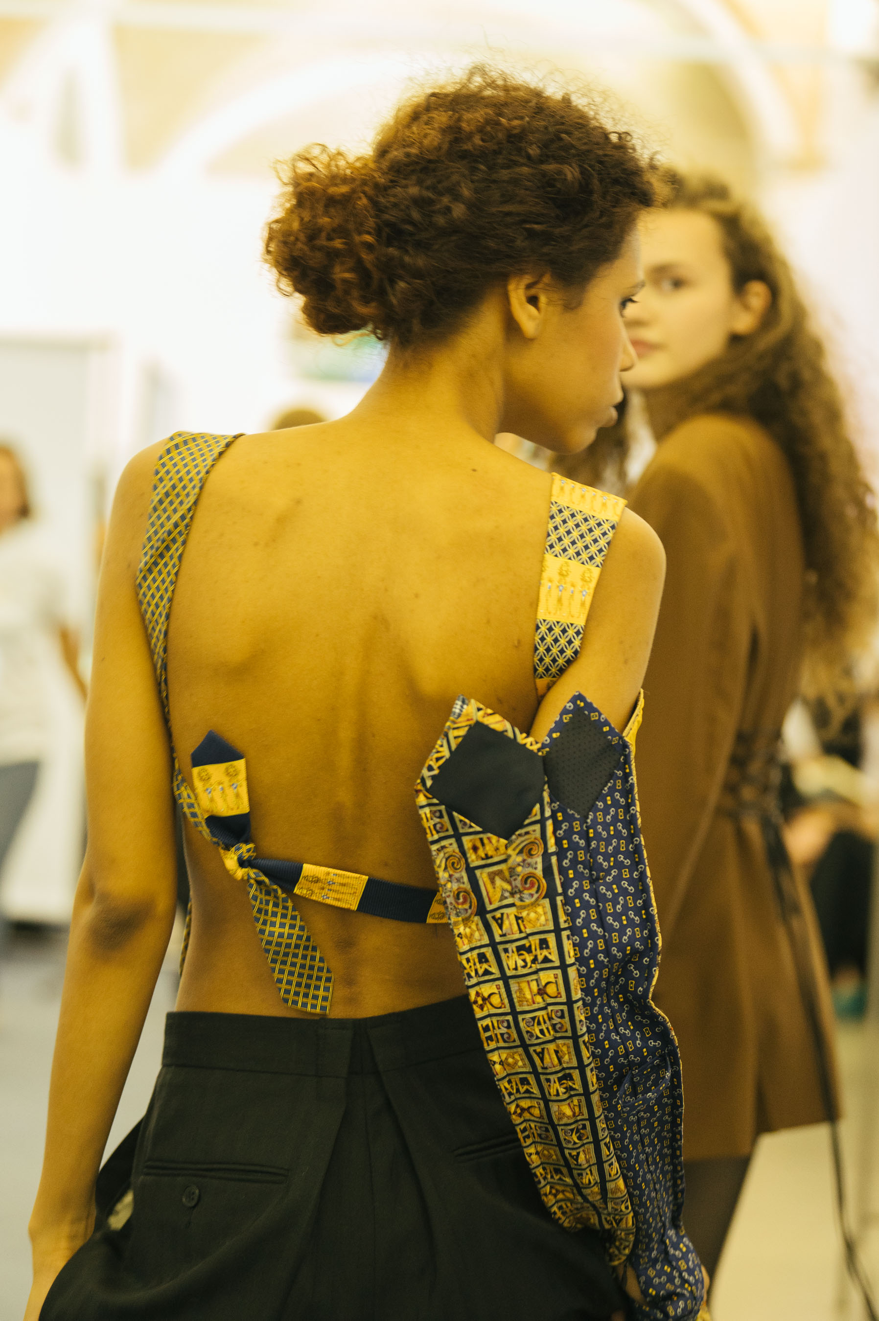 backstage ukrainian fashion week 2021 fotografie di Alexander C. Luque