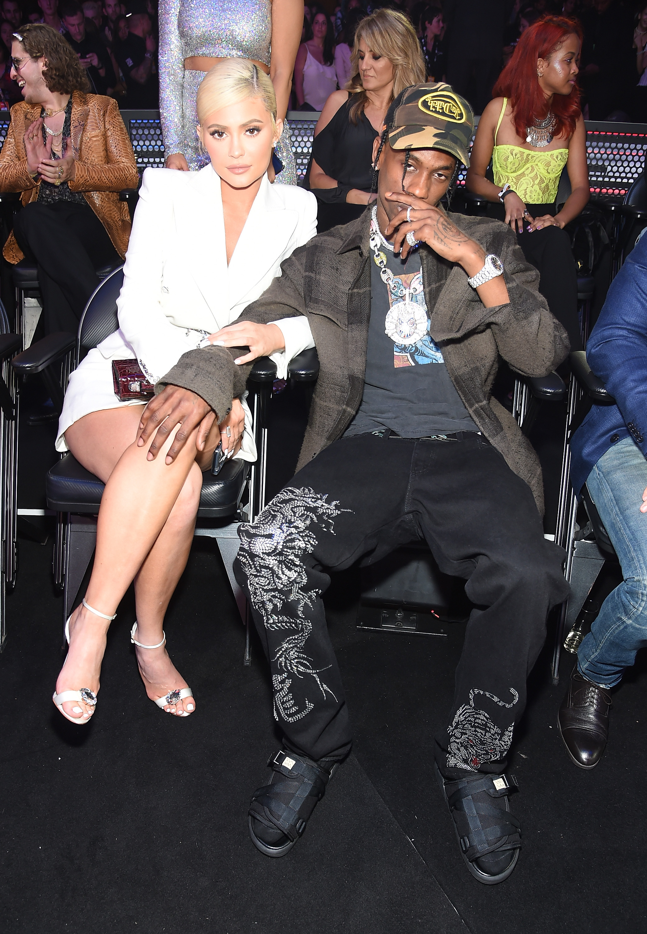 Kylie Jenner and Travis Scott at VMA 2018