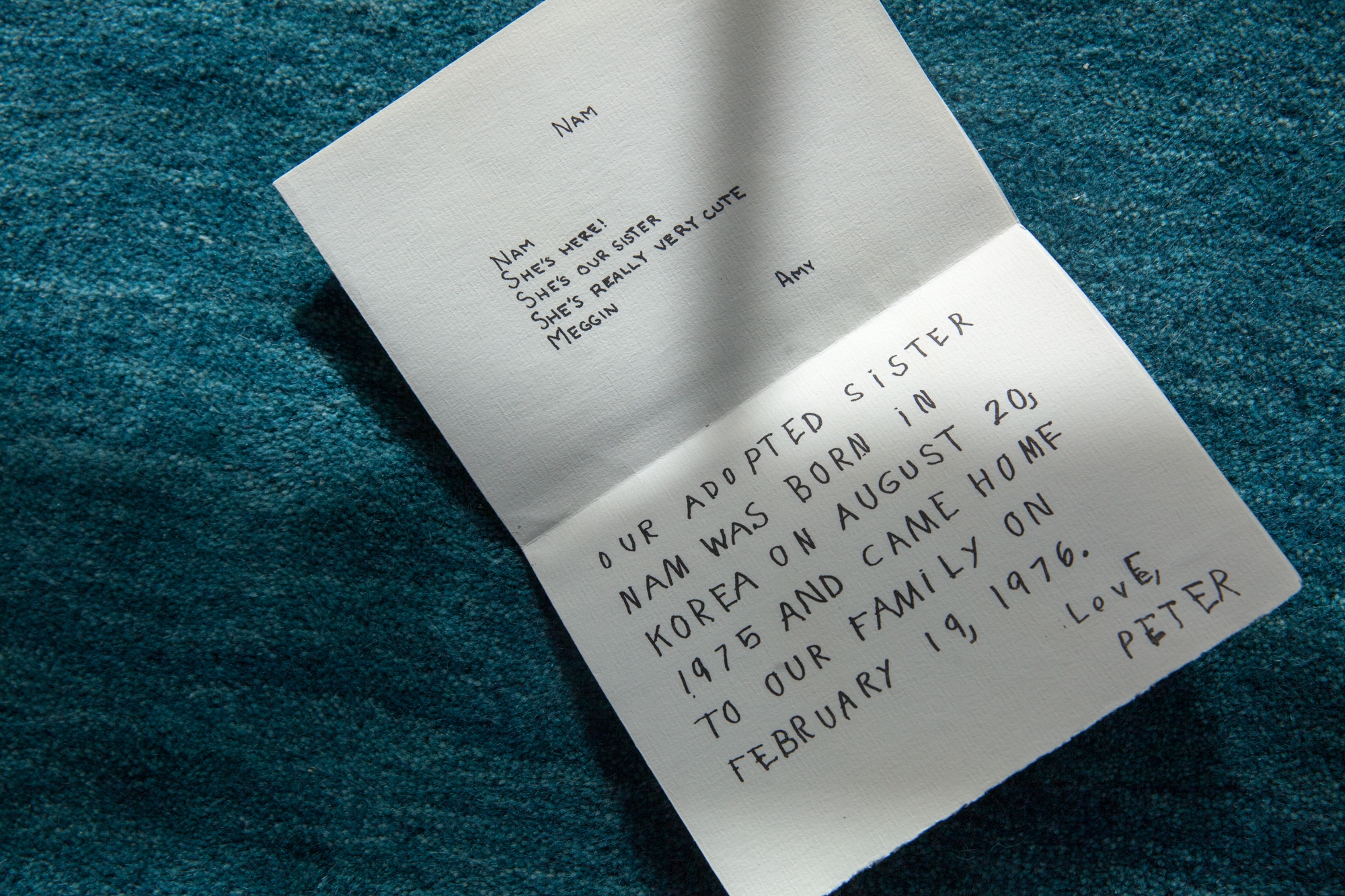 Welcome Letter, I Stand Between, 2017