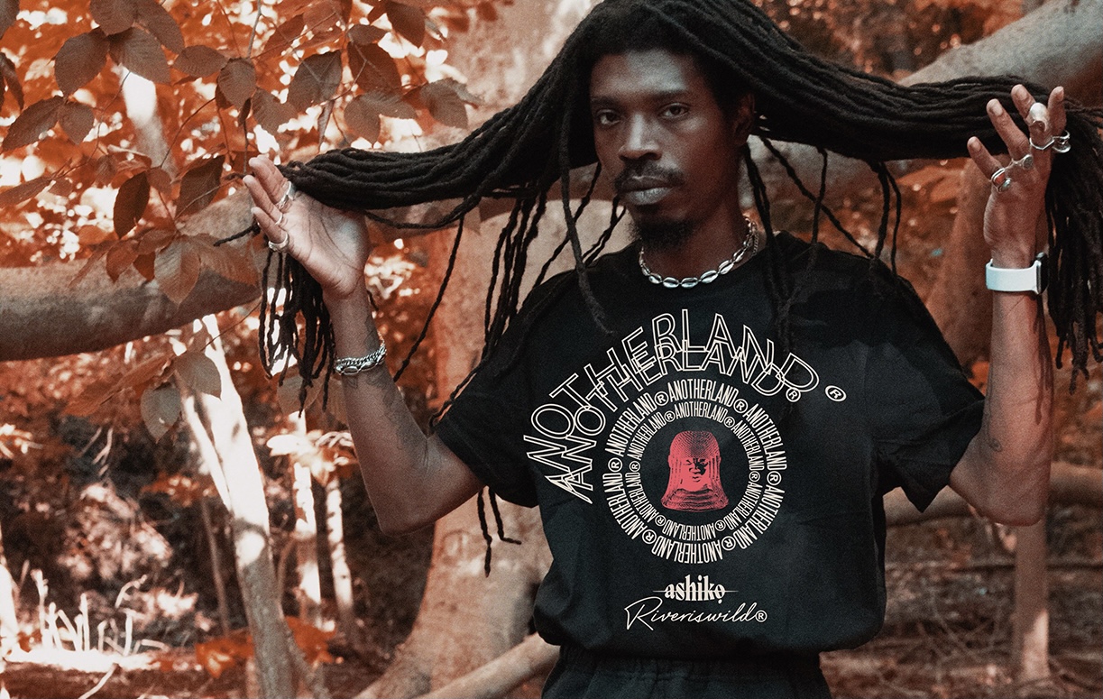 maglietta progetto anotherland ashikọ e riveriswild