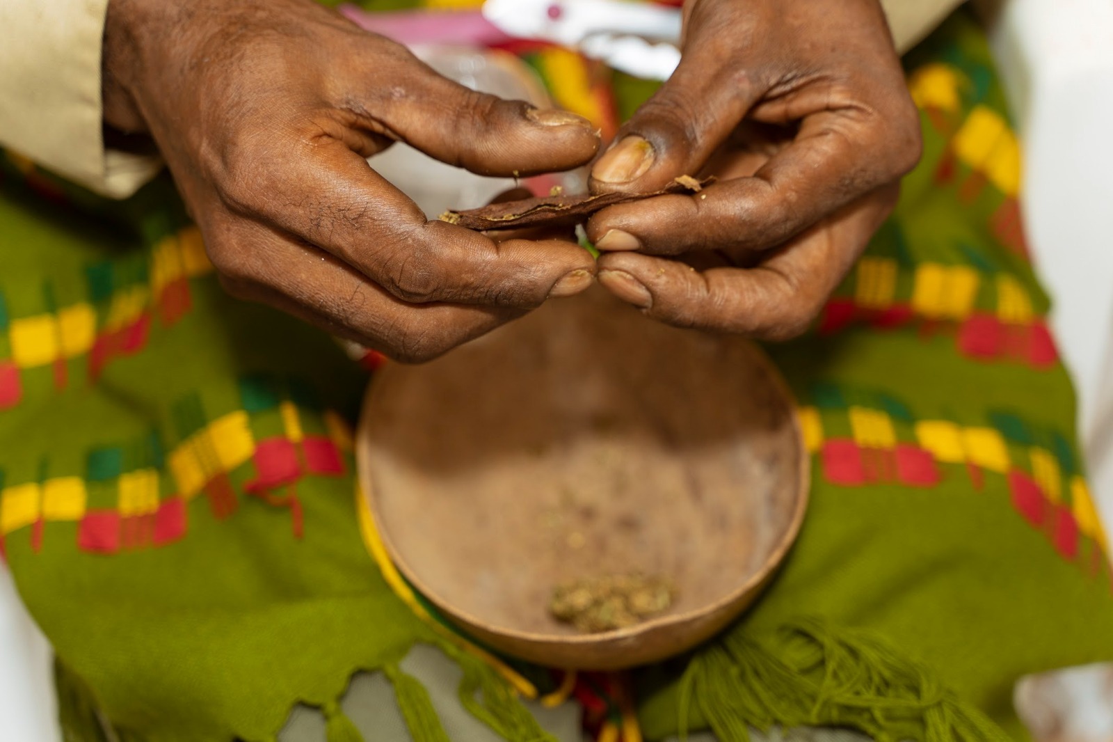 Rastafarians Are Demanding Legal Access to the ‘Holy Herb’ in Guyana 2 Spliff being prepared.jpg