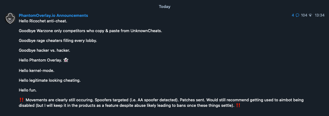 Cheat Maker Is Not Afraid of Call of Duty’s New Kernel-Level Anti-Cheat 2 po.png