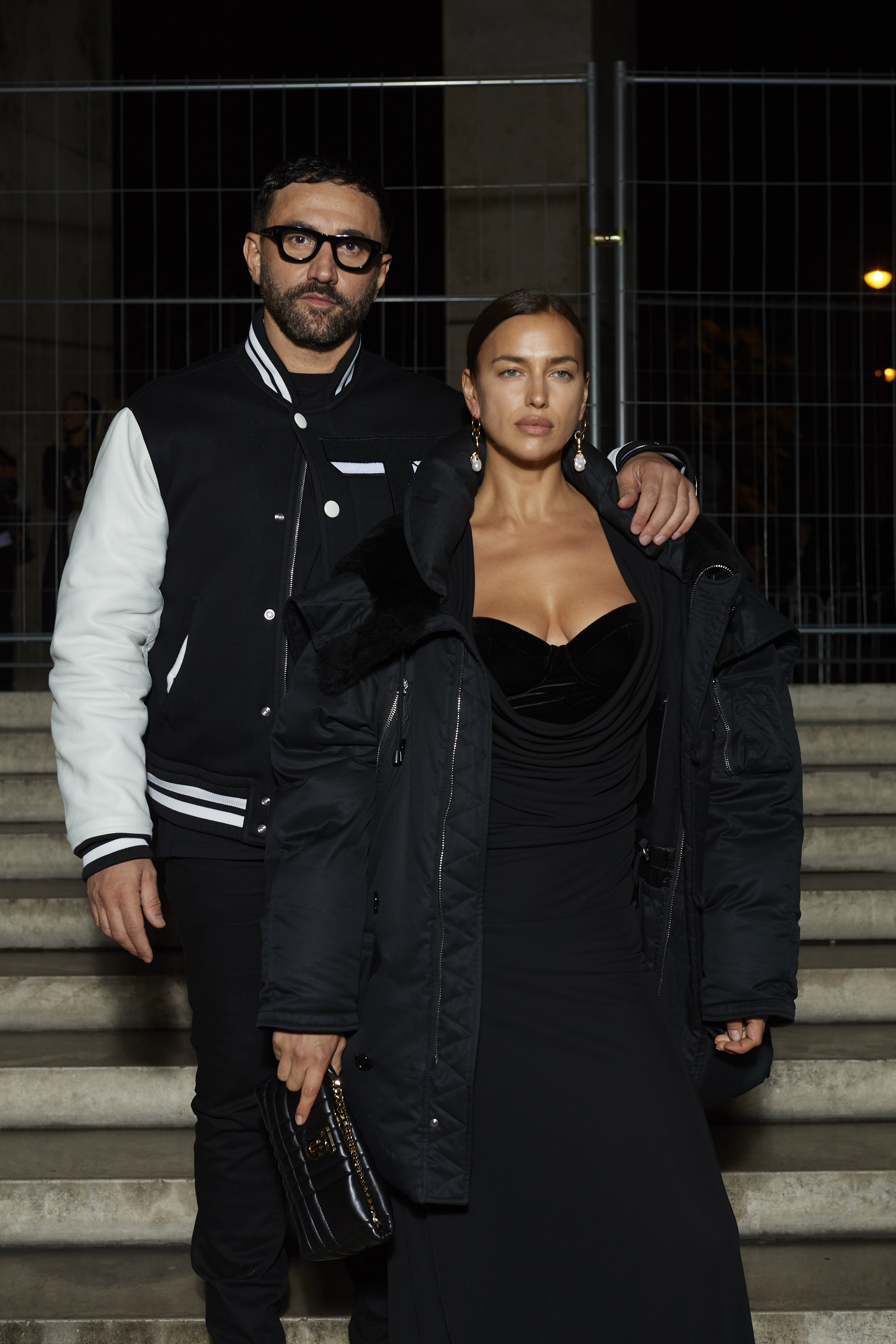 Burberry celebrates Anne Imhof's exhibition 'Natures Mortes' at Palais de Tokyo - Riccardo Tisci & Irina Shayk.jpg