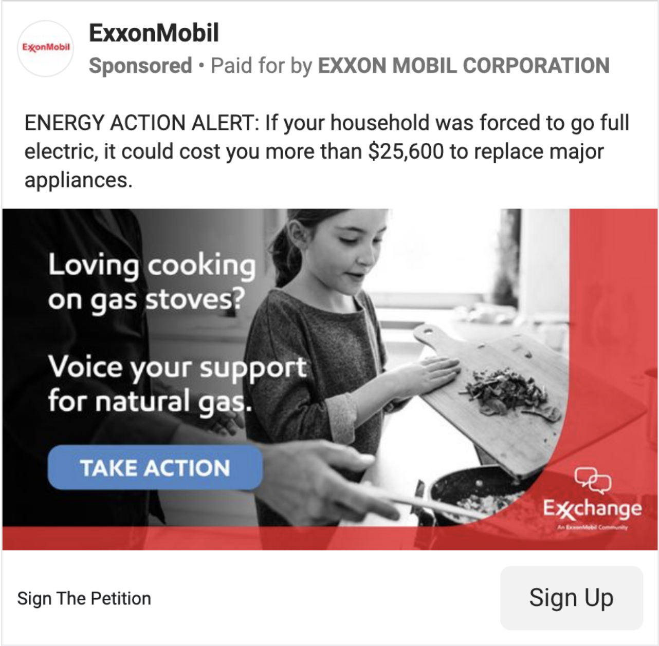 Facebook/ExxonMobil