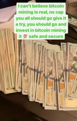 bitcoin mining hack instagram