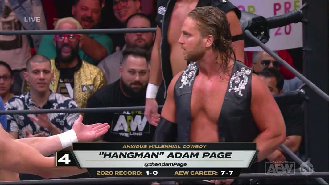 Hangman Page is my guy - Cageside Seats