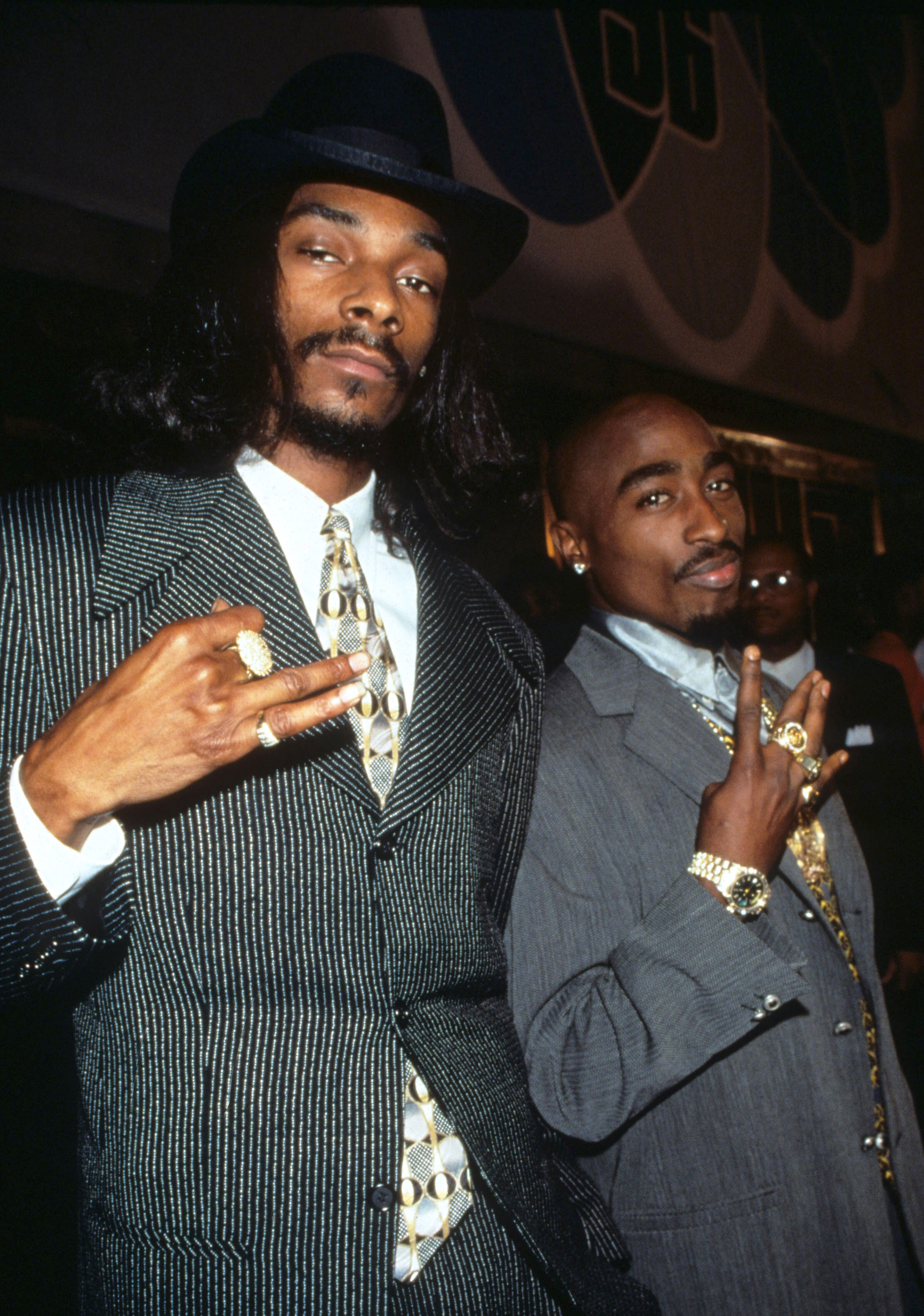Snoop Dogg and Tupac at the 1996 MTV MVAs