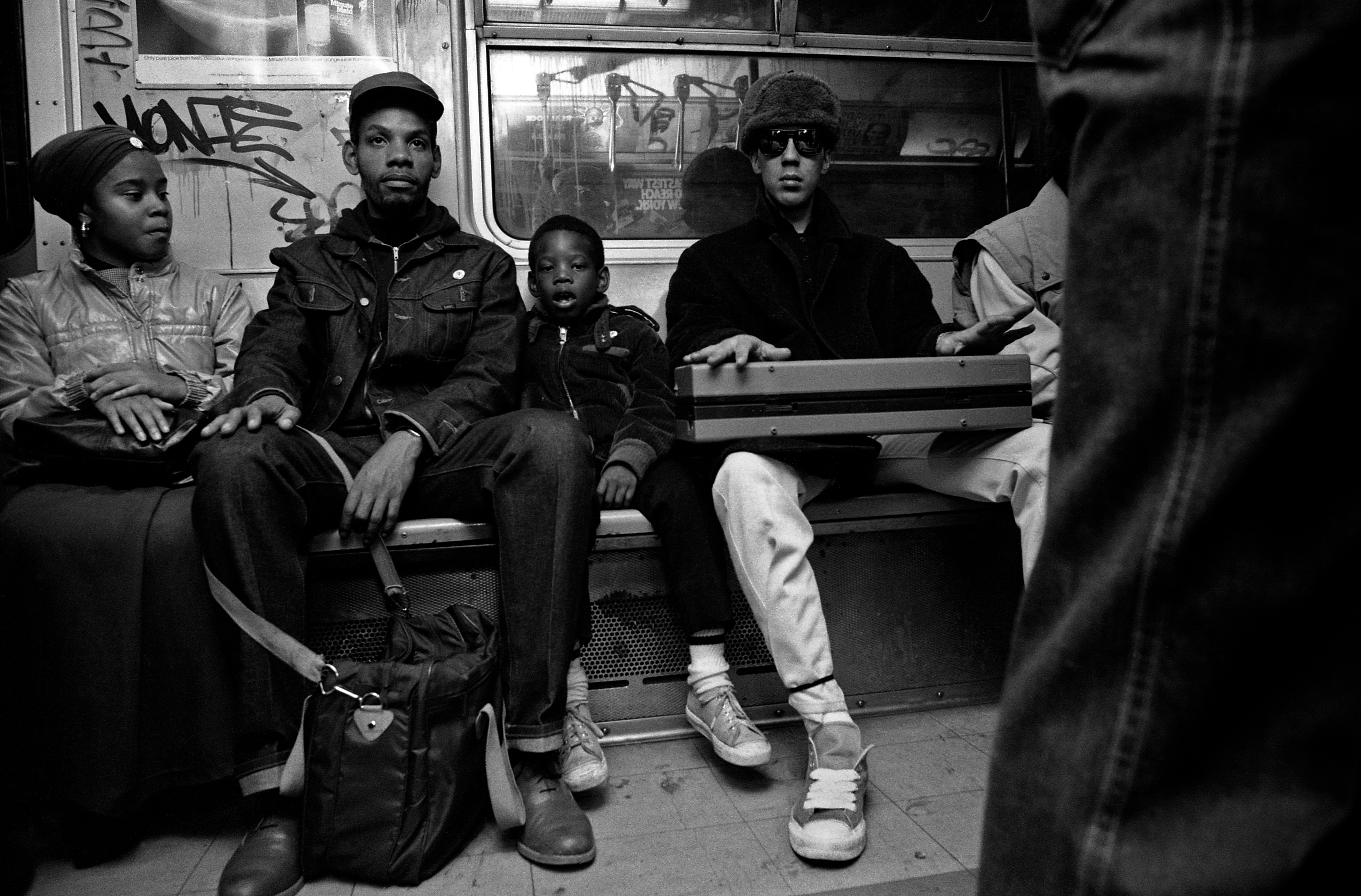 Futura with his ghetto blaster on the move.jpg