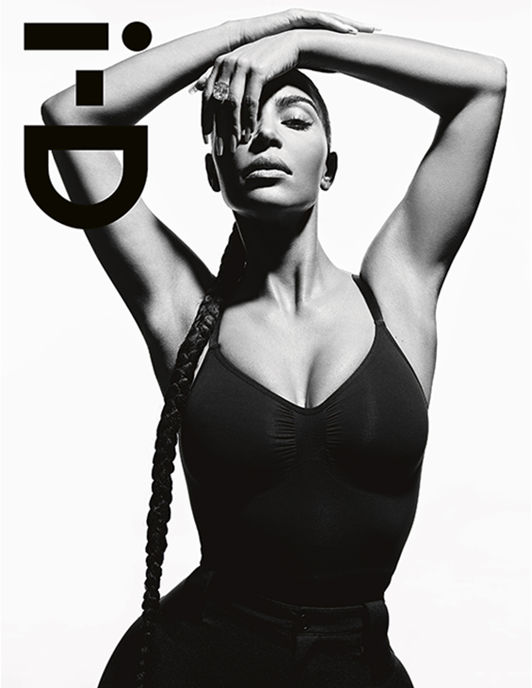 Kim Kardashian West on the cover of i-D 366 The Out Of The Blue Issue