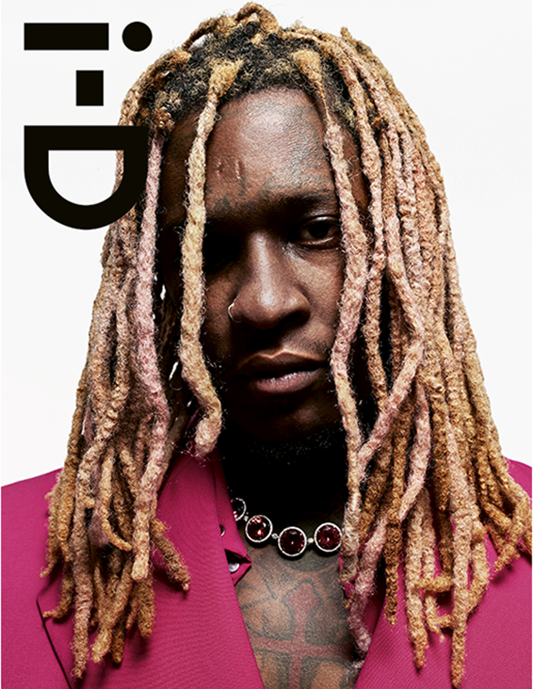 Young Thug on the cover of I-D 366 the out of the blue issue