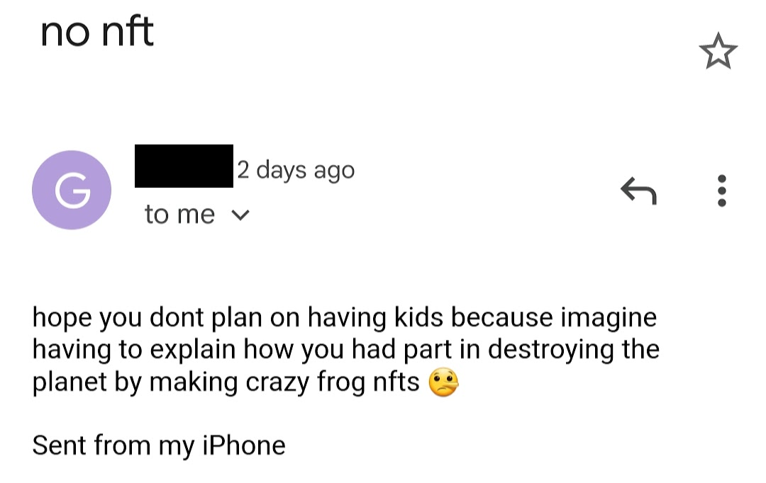 Crazy Frog Is Getting Death Threats Over Decision To Become An NFT